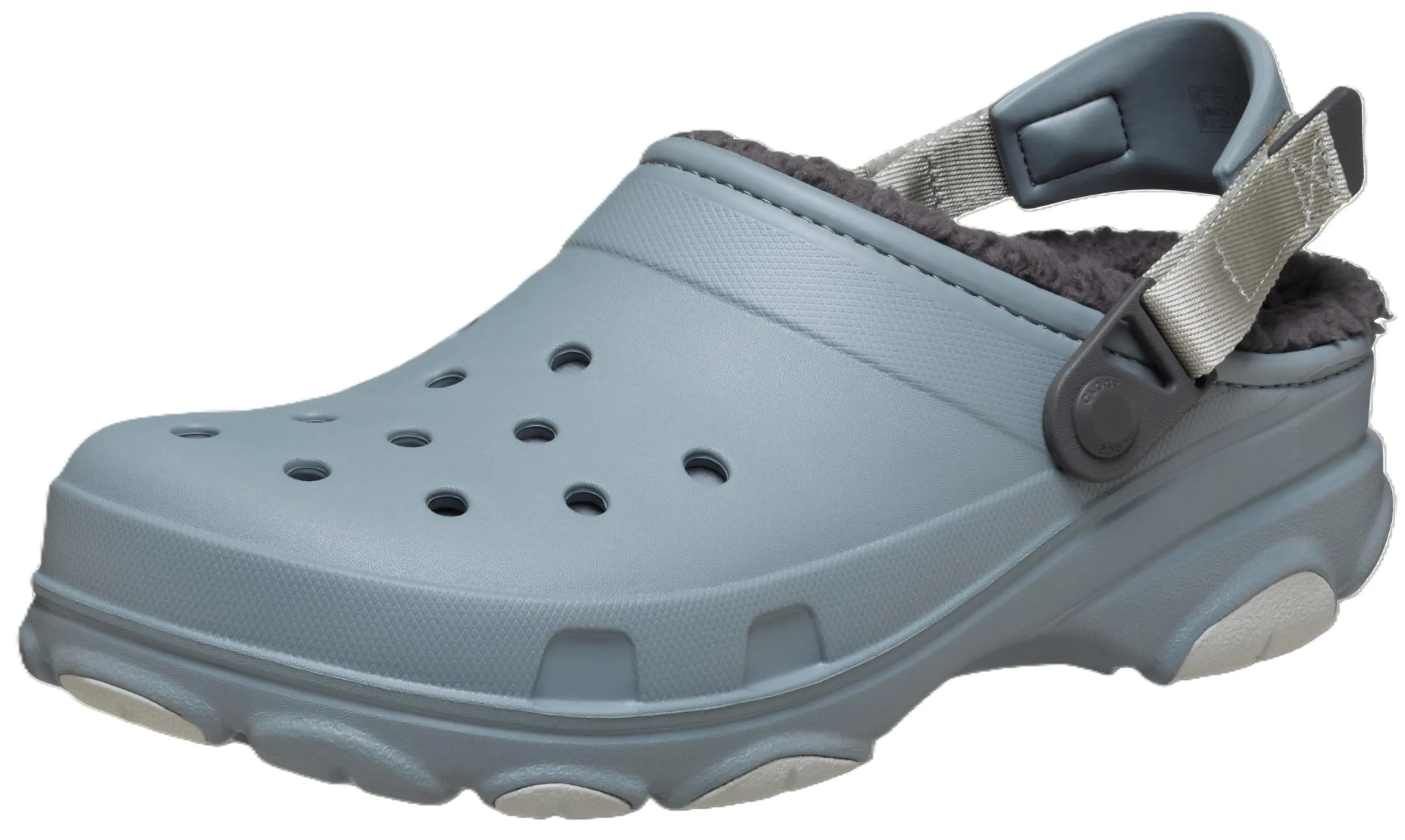 Crocs Zoccoli unisex per adulti foderati Cemento, 9 Women/7 Men - immagine 1