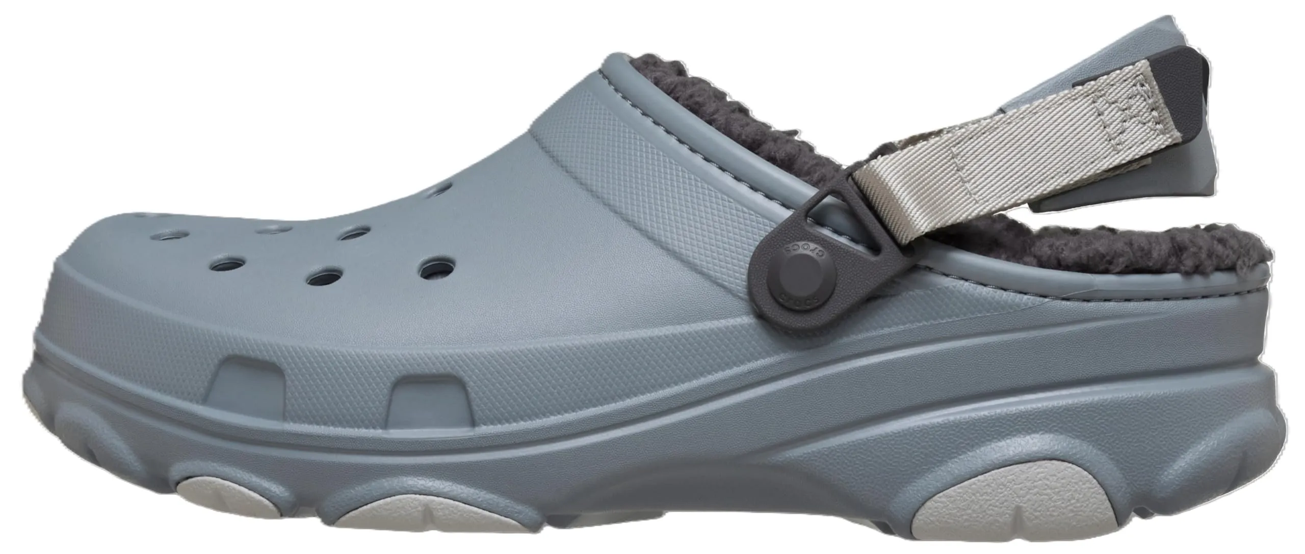 Crocs Zoccoli unisex per adulti foderati Cemento, 9 Women/7 Men - immagine 4