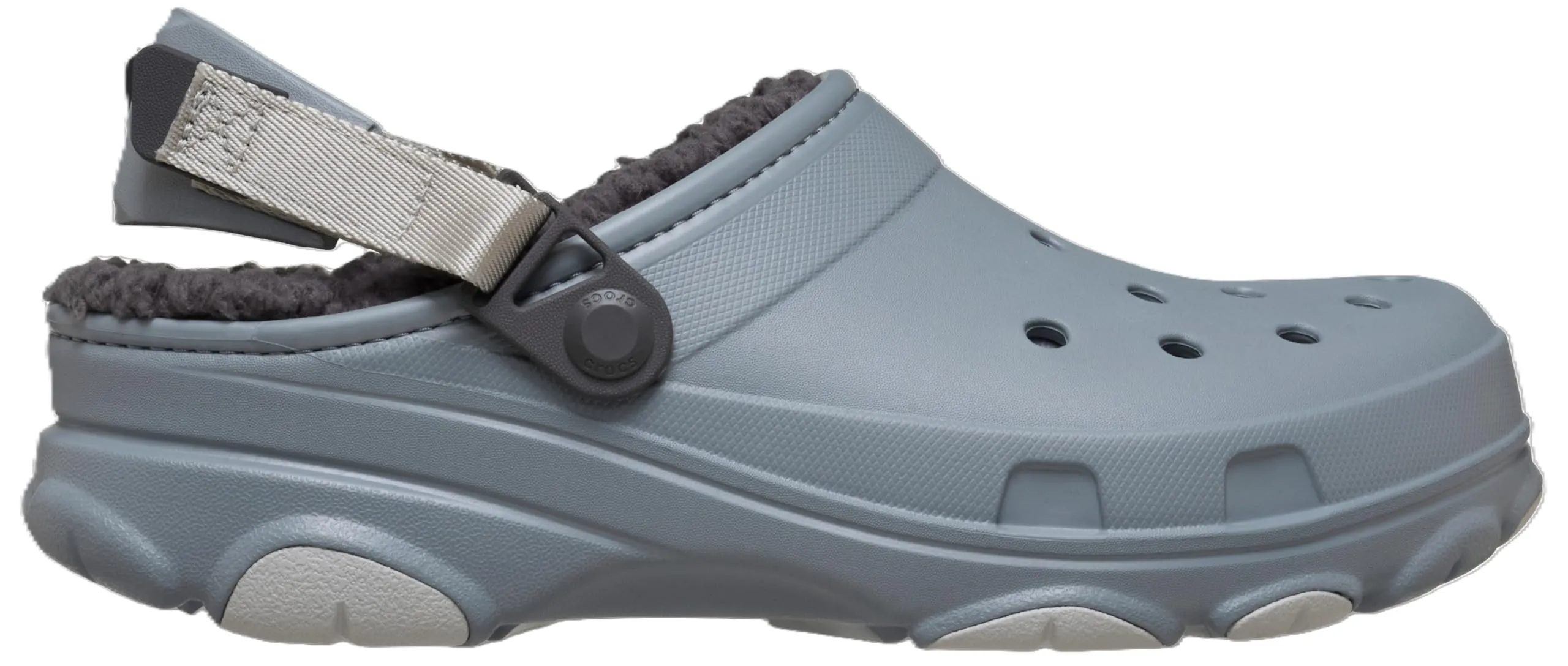 Crocs Zoccoli unisex per adulti foderati Cemento, 9 Women/7 Men - immagine 5