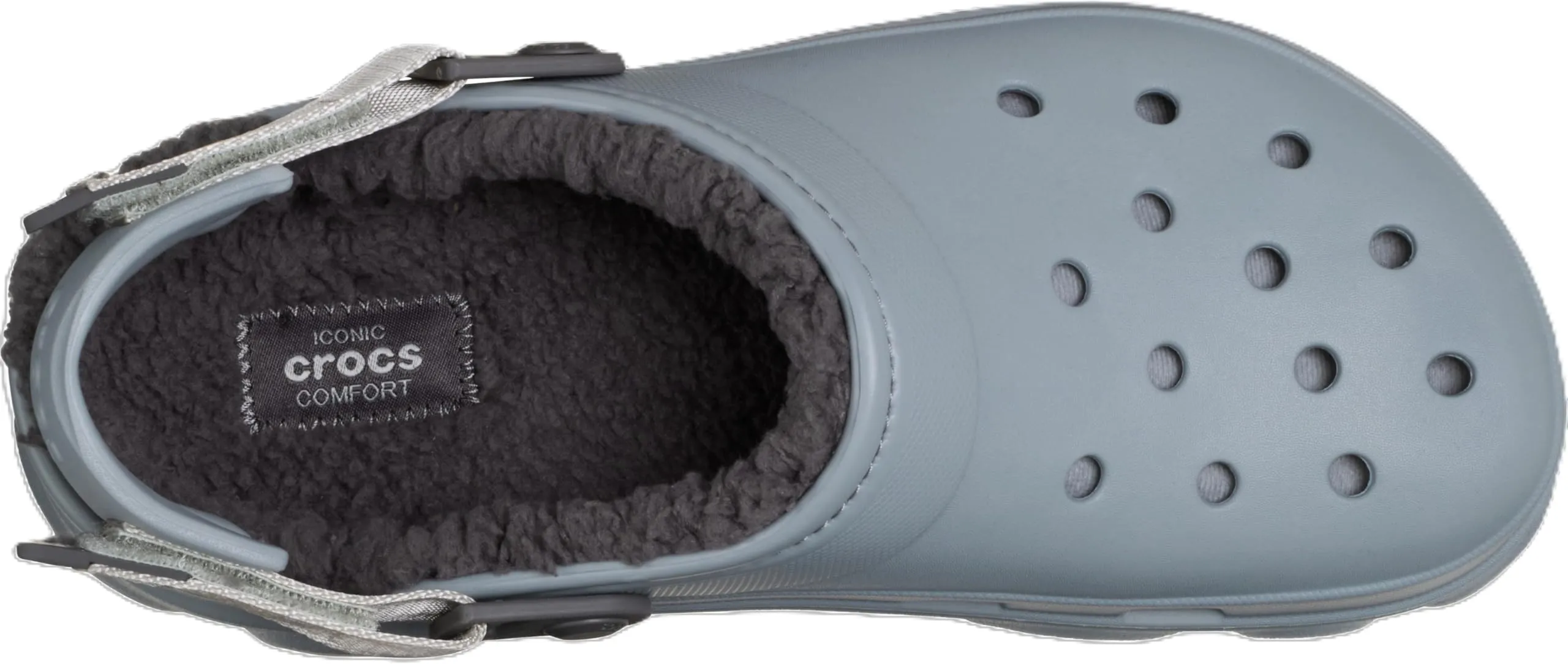 Crocs Zoccoli unisex per adulti foderati Cemento, 9 Women/7 Men - immagine 6