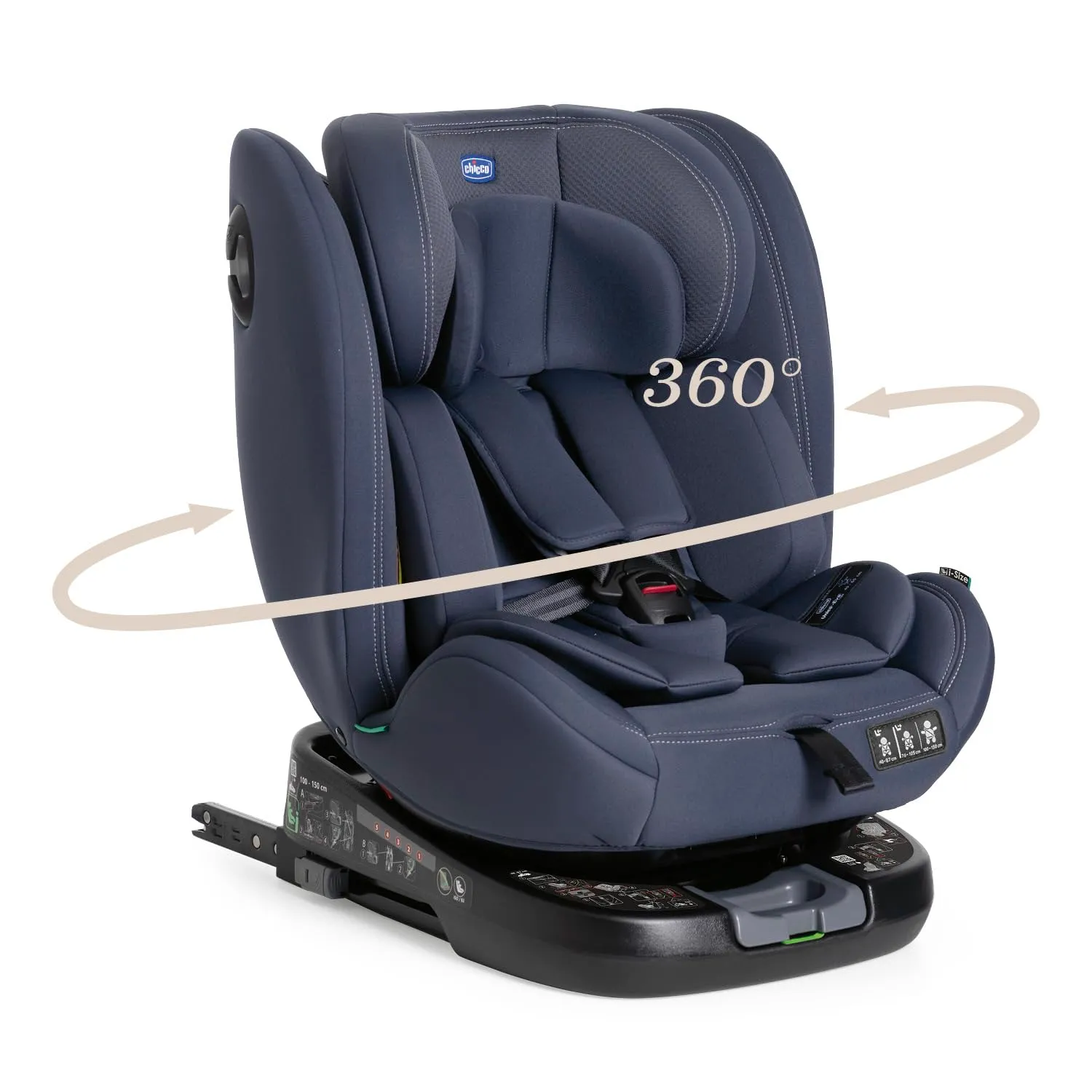 Chicco Unico Evo I-Size Seggiolino Auto 0-36 kg, ECE R129/03, Isofix Girevole 360°, Gruppo 0+/1/2/3, 0-12 Anni - immagine 1
