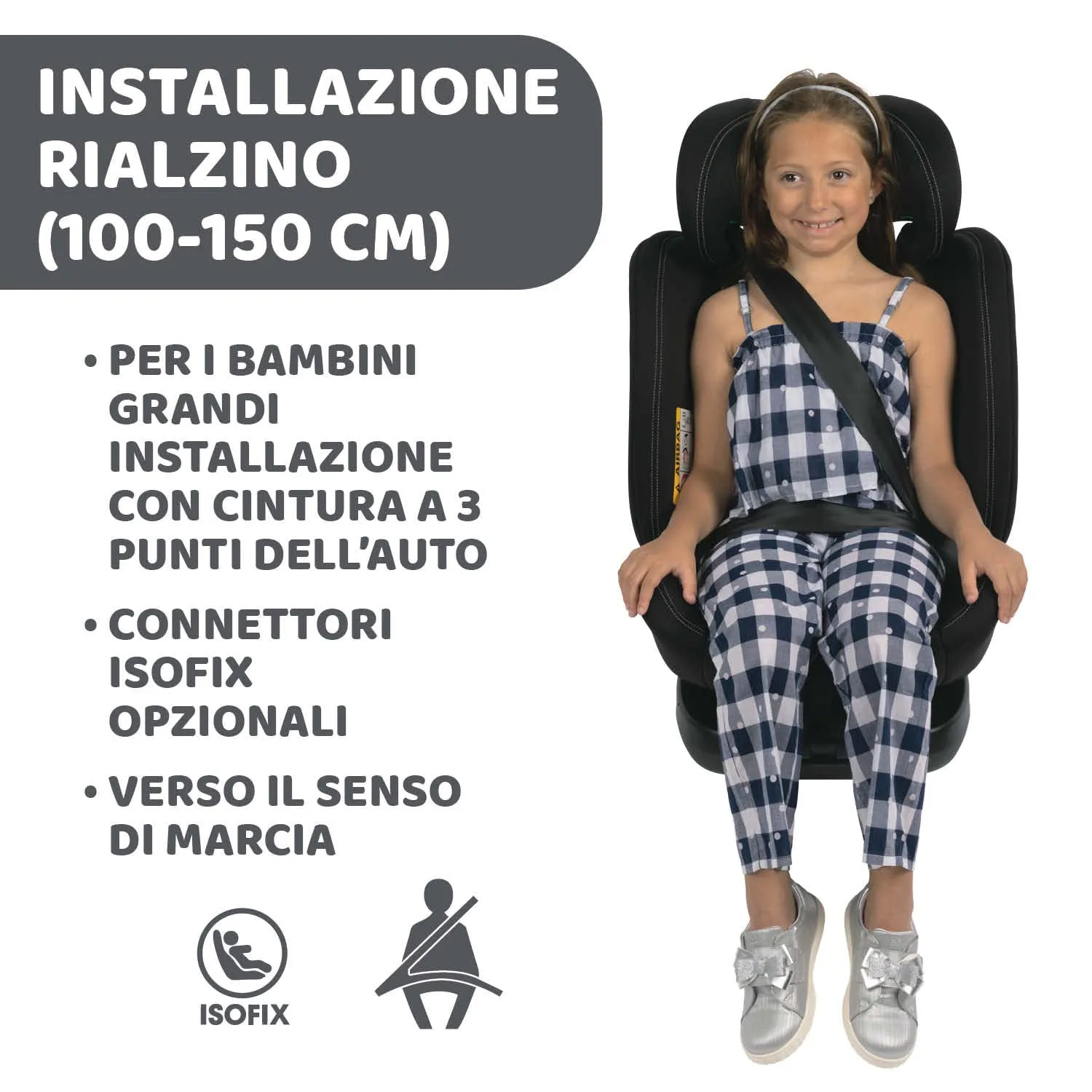 Chicco Unico Evo I-Size Seggiolino Auto 0-36 kg, ECE R129/03, Isofix Girevole 360°, Gruppo 0+/1/2/3, 0-12 Anni - immagine 9