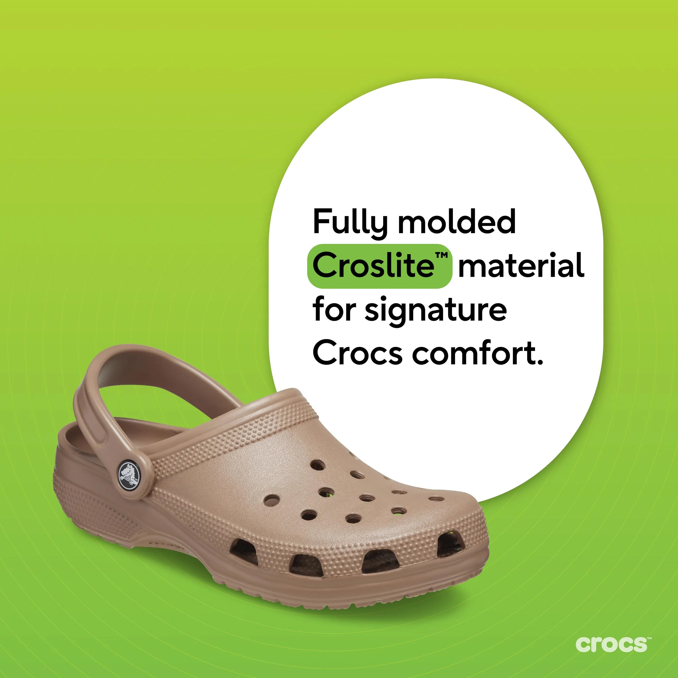 Crocs Classic Clog Latte 45-46 EU - immagine 9