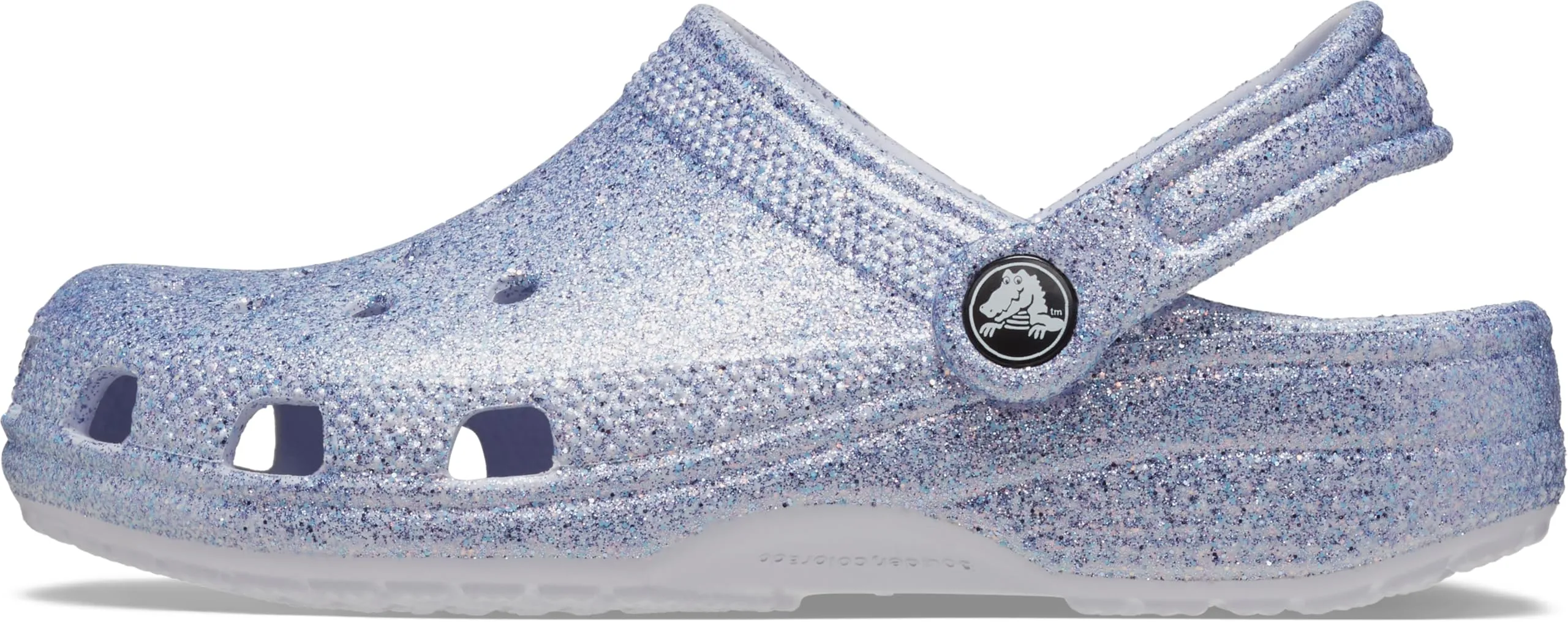 Crocs Classic Glitterati Clogs for Toddler, size 4, Glitter Satinato - immagine 1