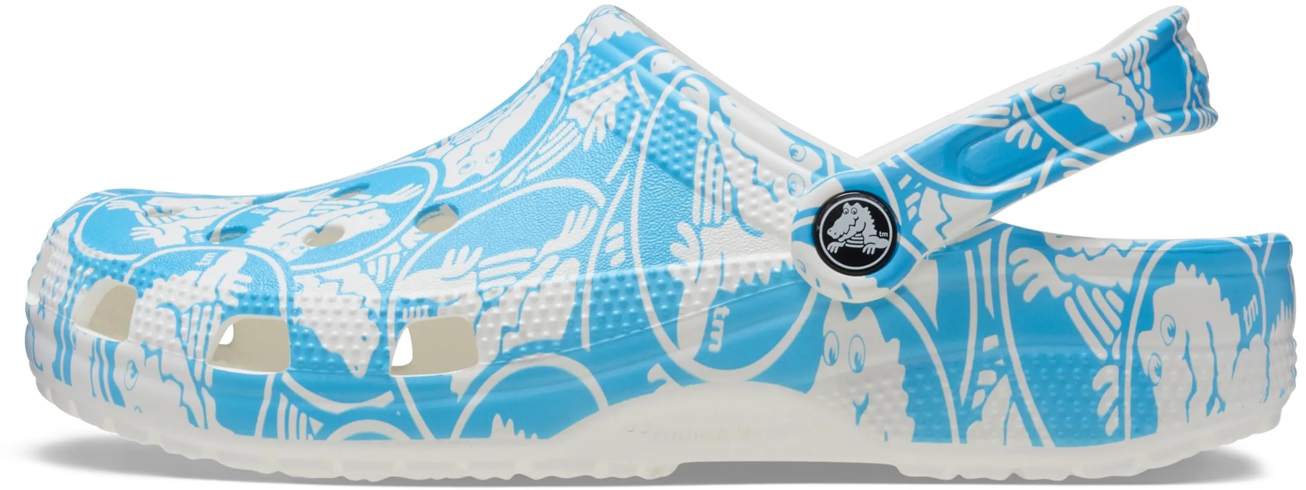 Crocs Classic Duke Print Clog 2100034OX Azzuro Taglia 45 EU - immagine 1