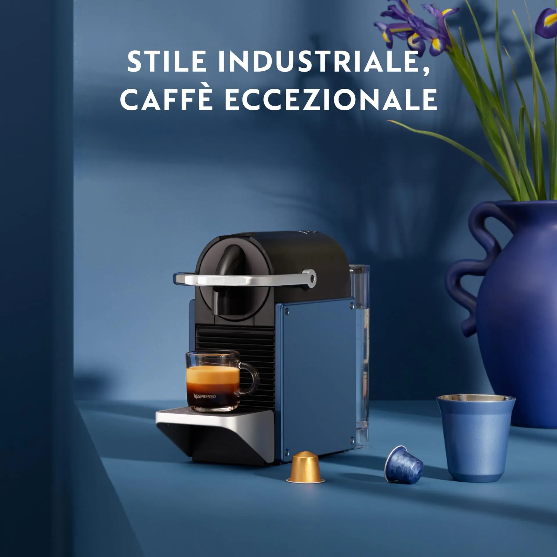 Nespresso DeLonghi EN 127.BL Kaffeekapselmaschine Blau - immagine 6
