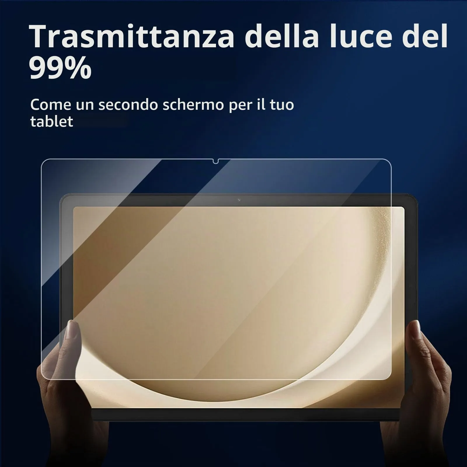 NEW'C Pellicola in Vetro Temperato per Samsung Galaxy Tab A9+ 11 pollici - immagine 7