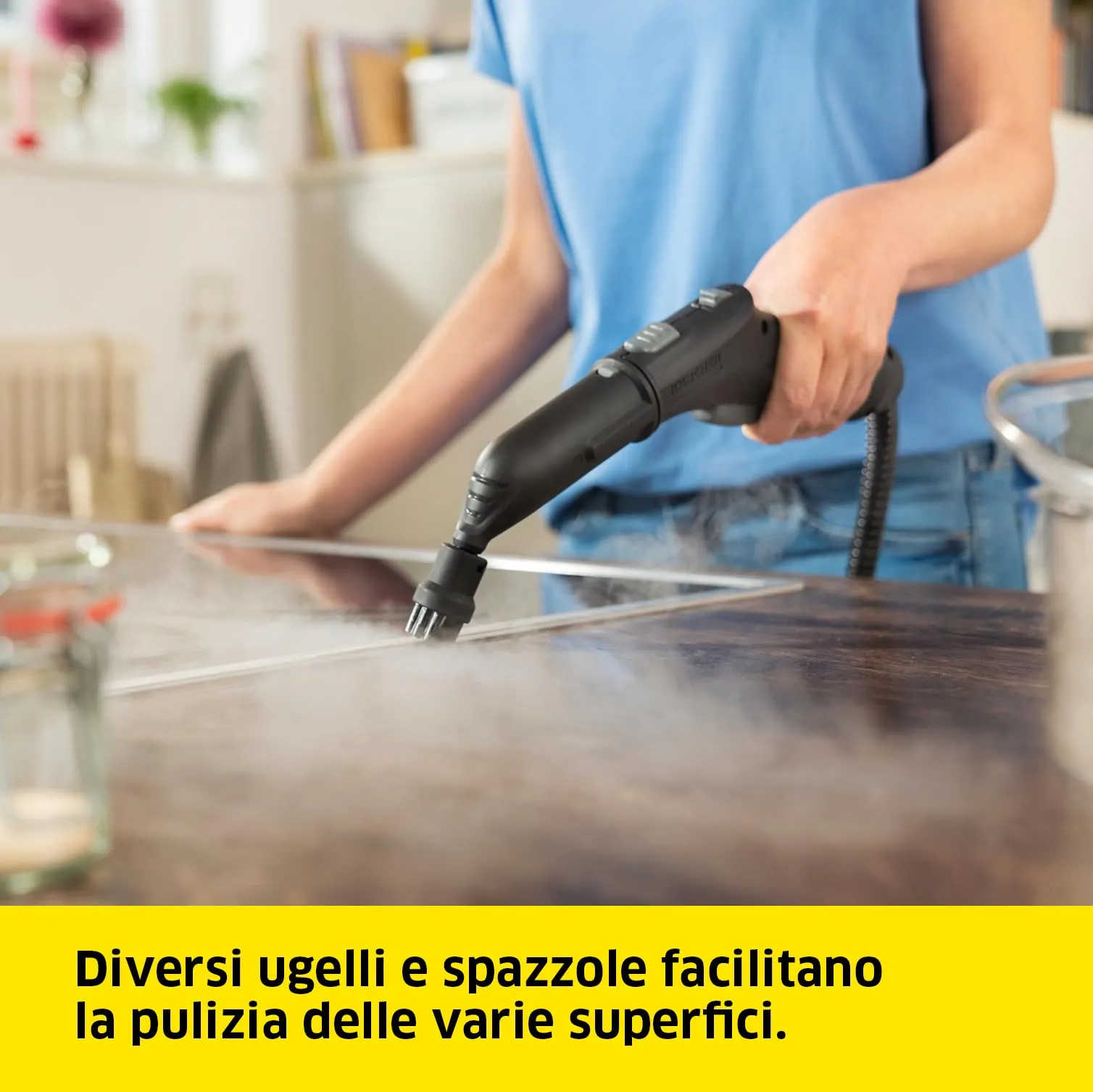 Kärcher Pulitore a Vapore SC 3 Deluxe, 3,5 bar, 1.900 W, Serbatoio 1L - immagine 3