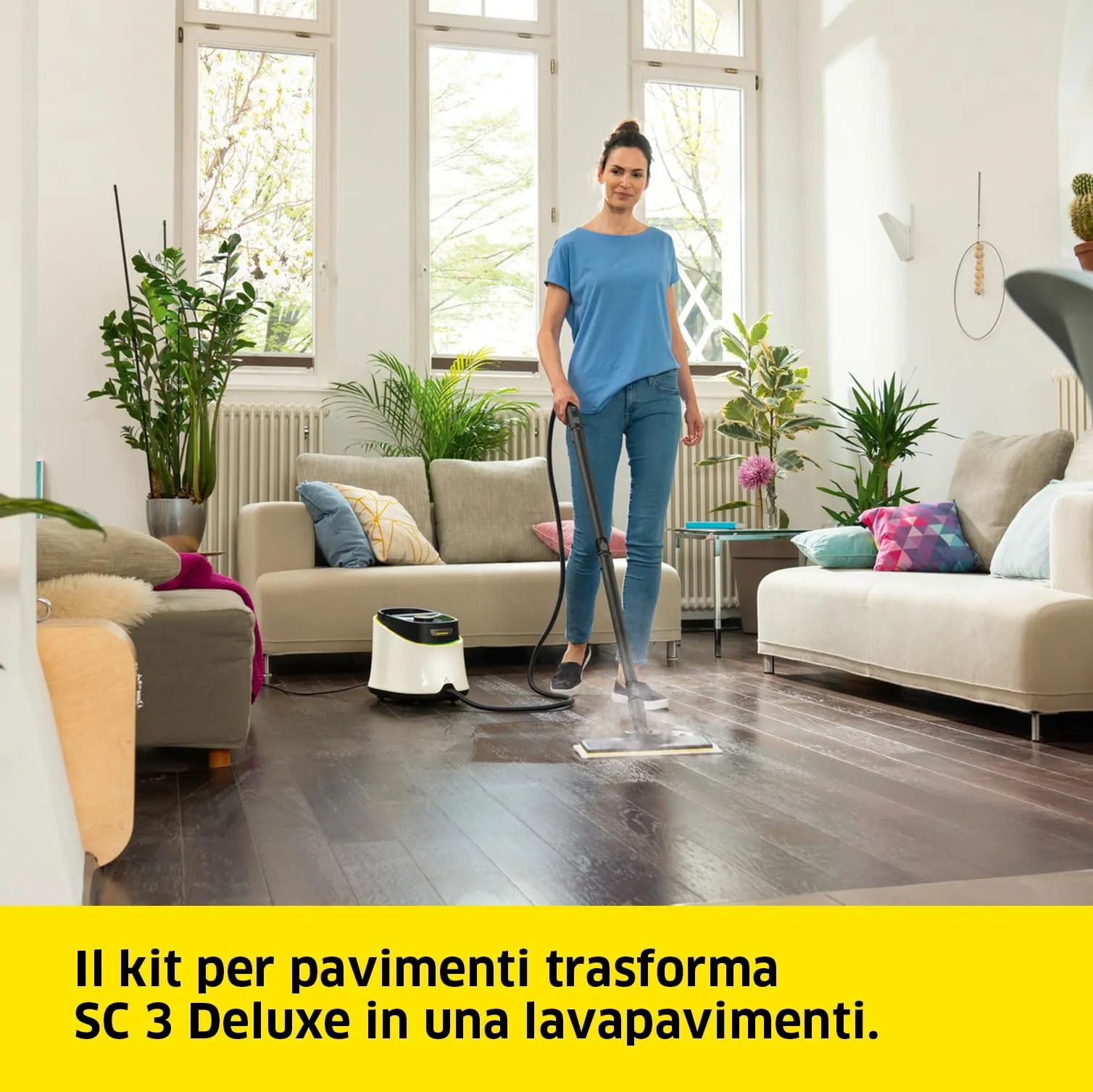 Kärcher Pulitore a Vapore SC 3 Deluxe, 3,5 bar, 1.900 W, Serbatoio 1L - immagine 4