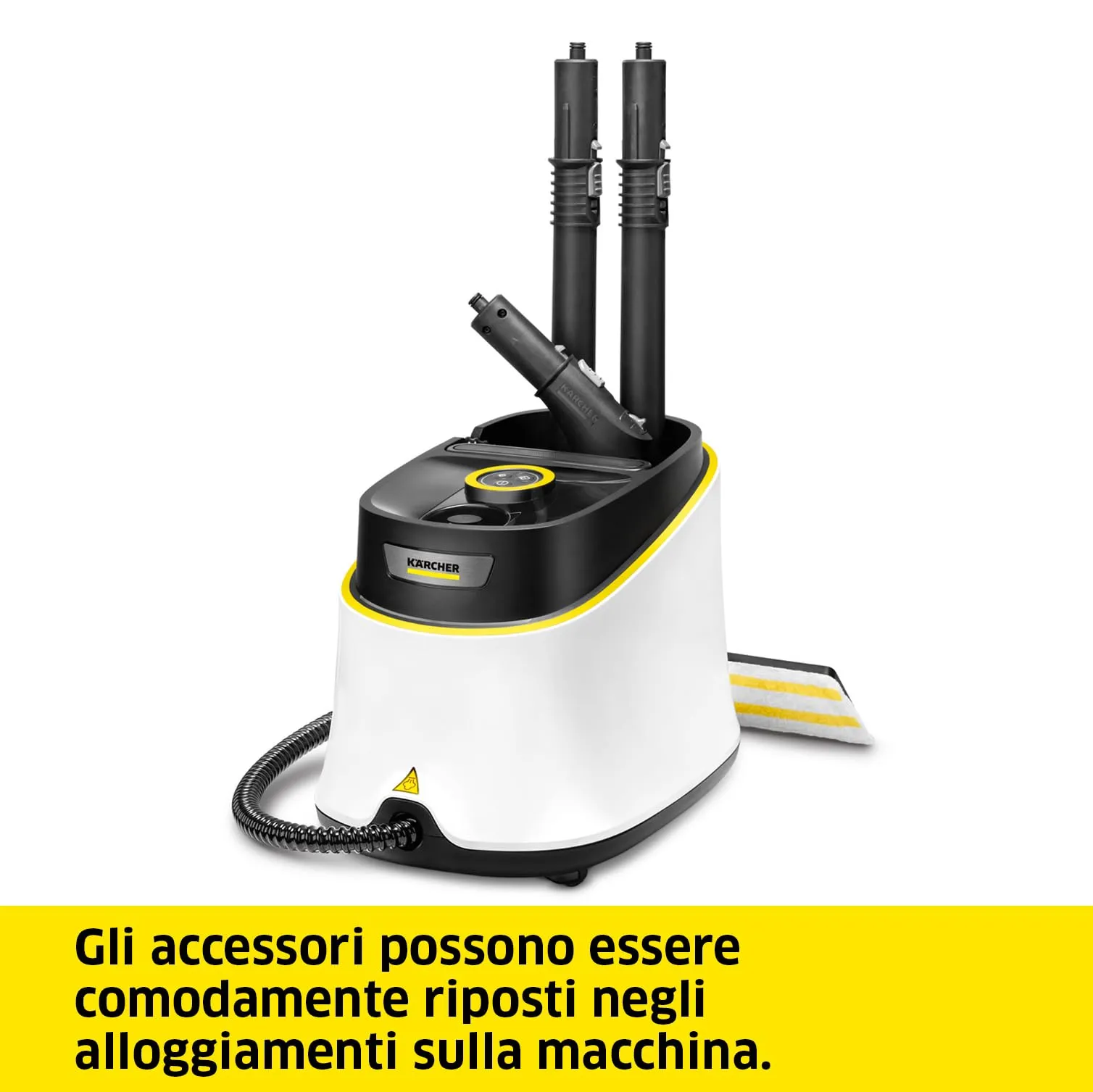 Kärcher Pulitore a Vapore SC 3 Deluxe, 3,5 bar, 1.900 W, Serbatoio 1L - immagine 6