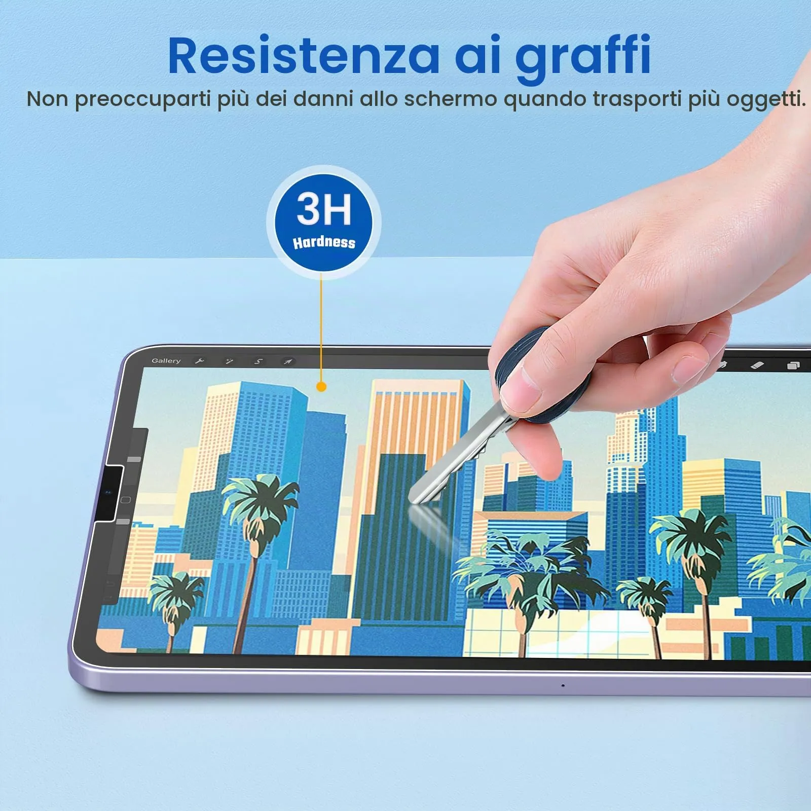 MoKo Pellicola Effetto Carta per iPad Air 5/4 e iPad Pro 11 Pollici, 2 Pezzi - immagine 6