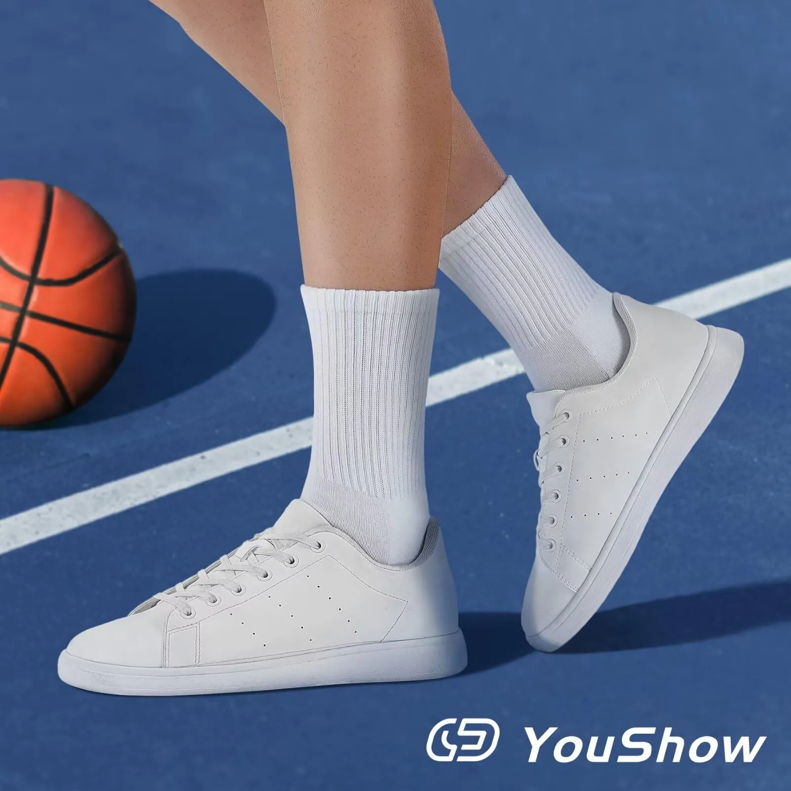 YouShow Calze Sportive in Cotone per Uomo e Donna, 6 Paia - immagine 2