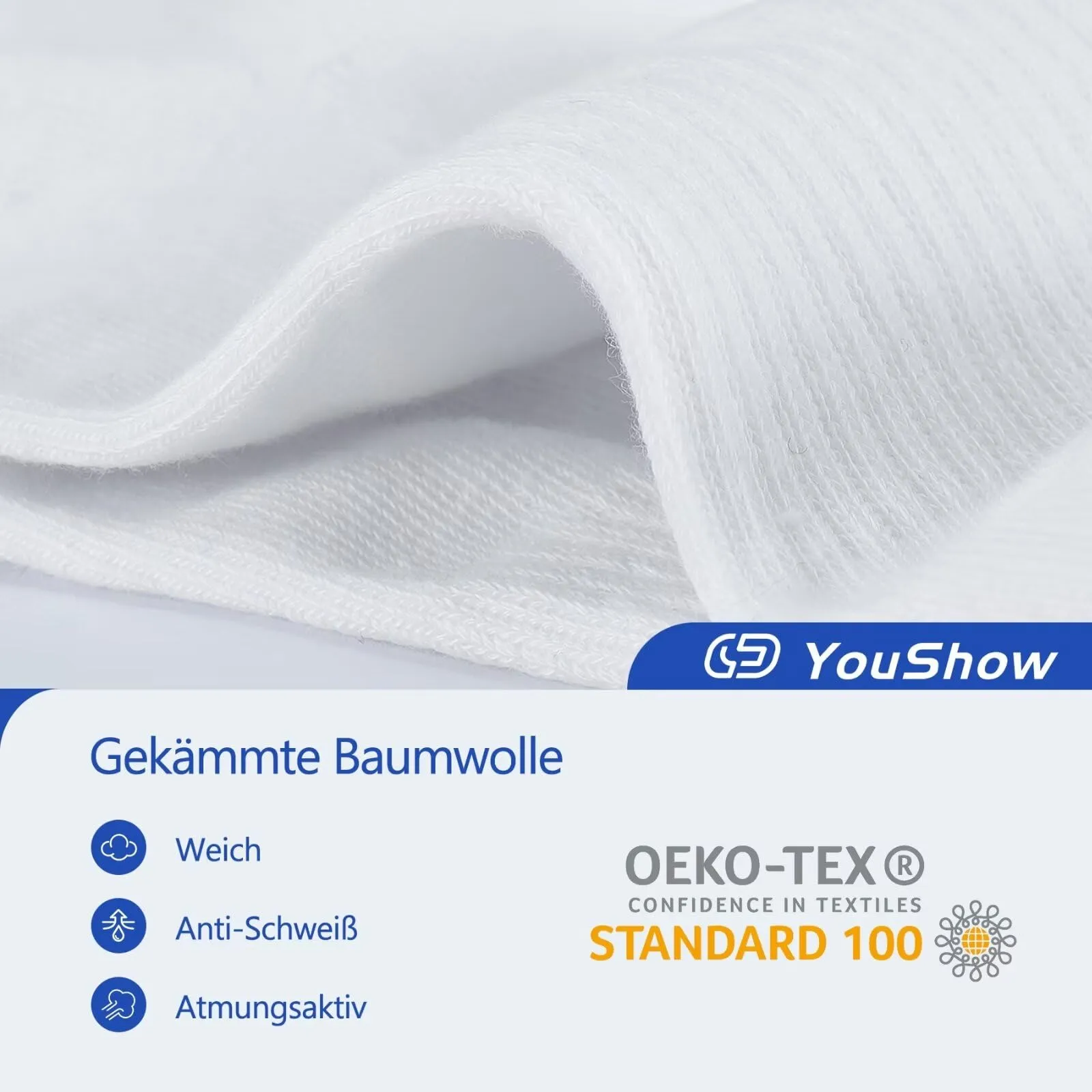 YouShow Calze Sportive in Cotone per Uomo e Donna, 6 Paia - immagine 5