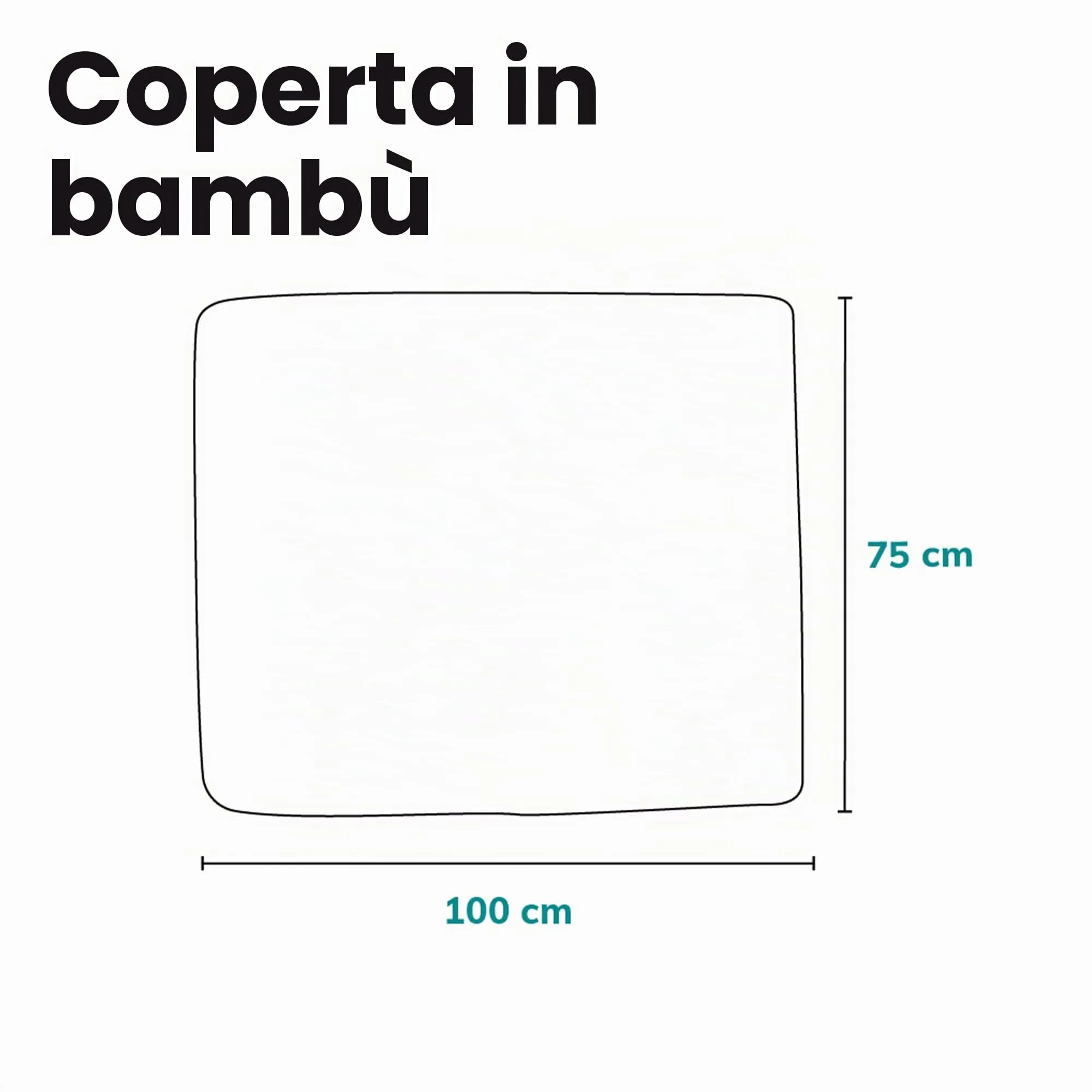 Lionelo Bamboo Blanket, 100x75 cm, Bamboo Cotton - immagine 7