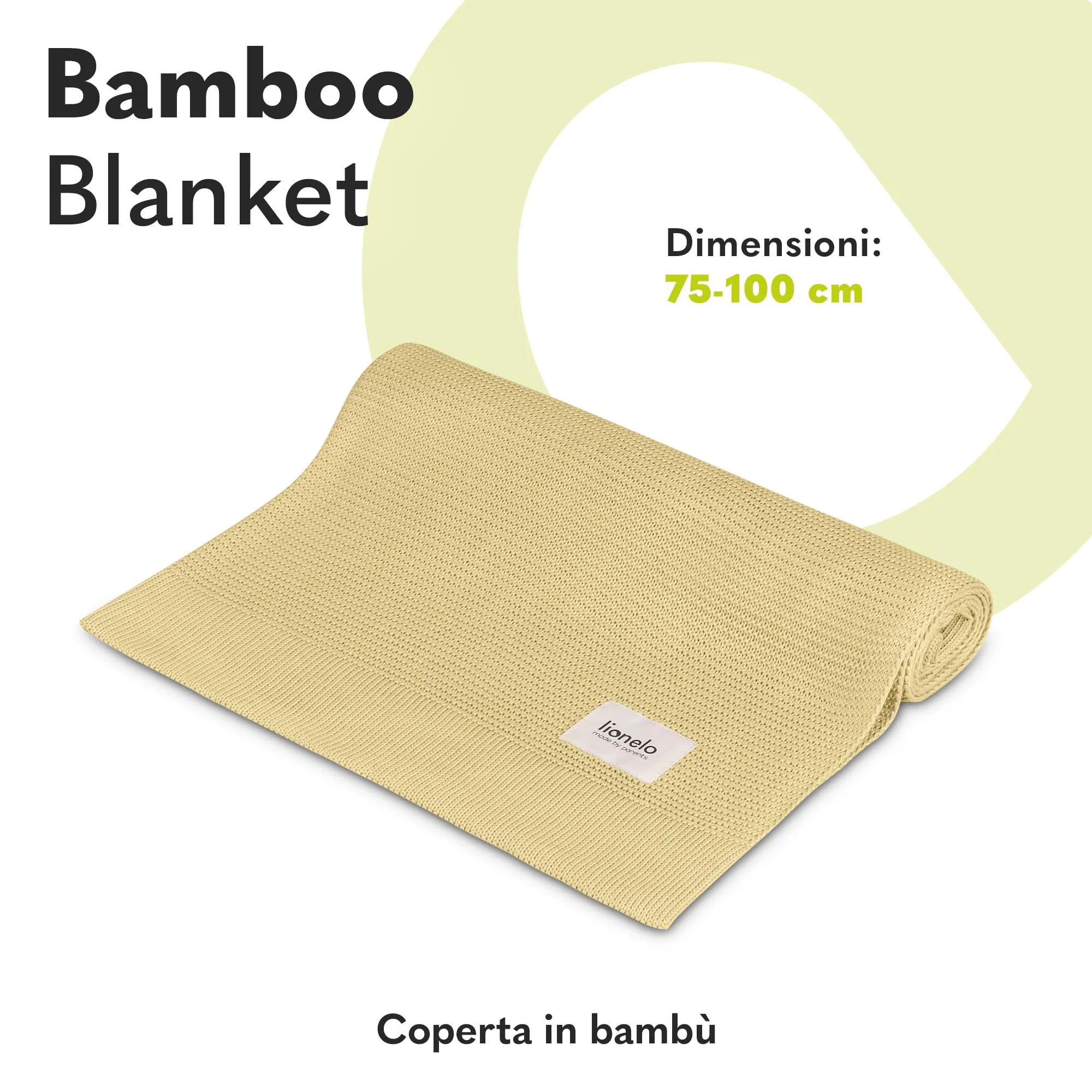 Lionelo Bamboo Blanket 100 x 75 cm - immagine 2