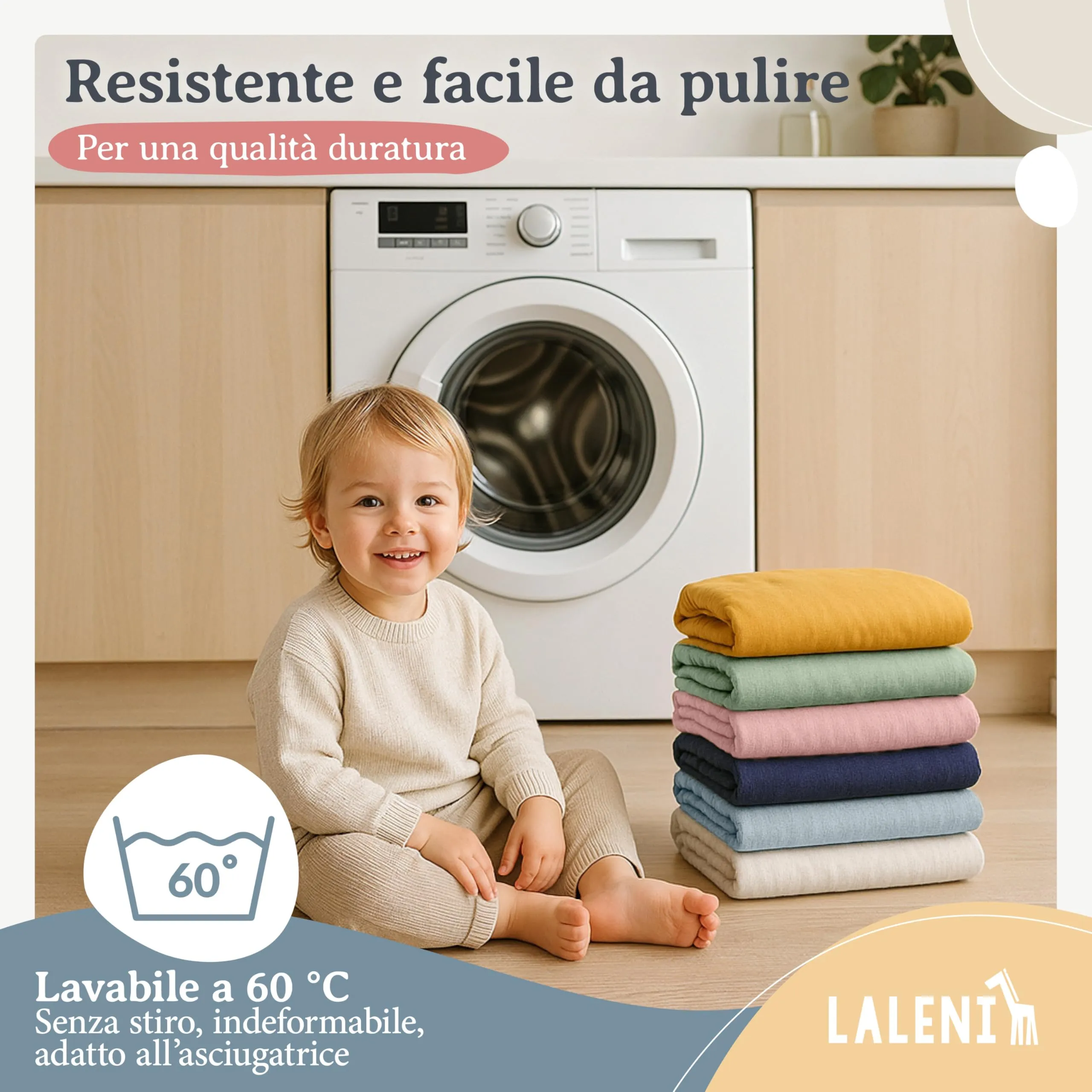 Laleni Lenzuolo Jersey per Babybay 42x81 cm, 2 Pezzi, 100% Cotone, Anthracite - immagine 6