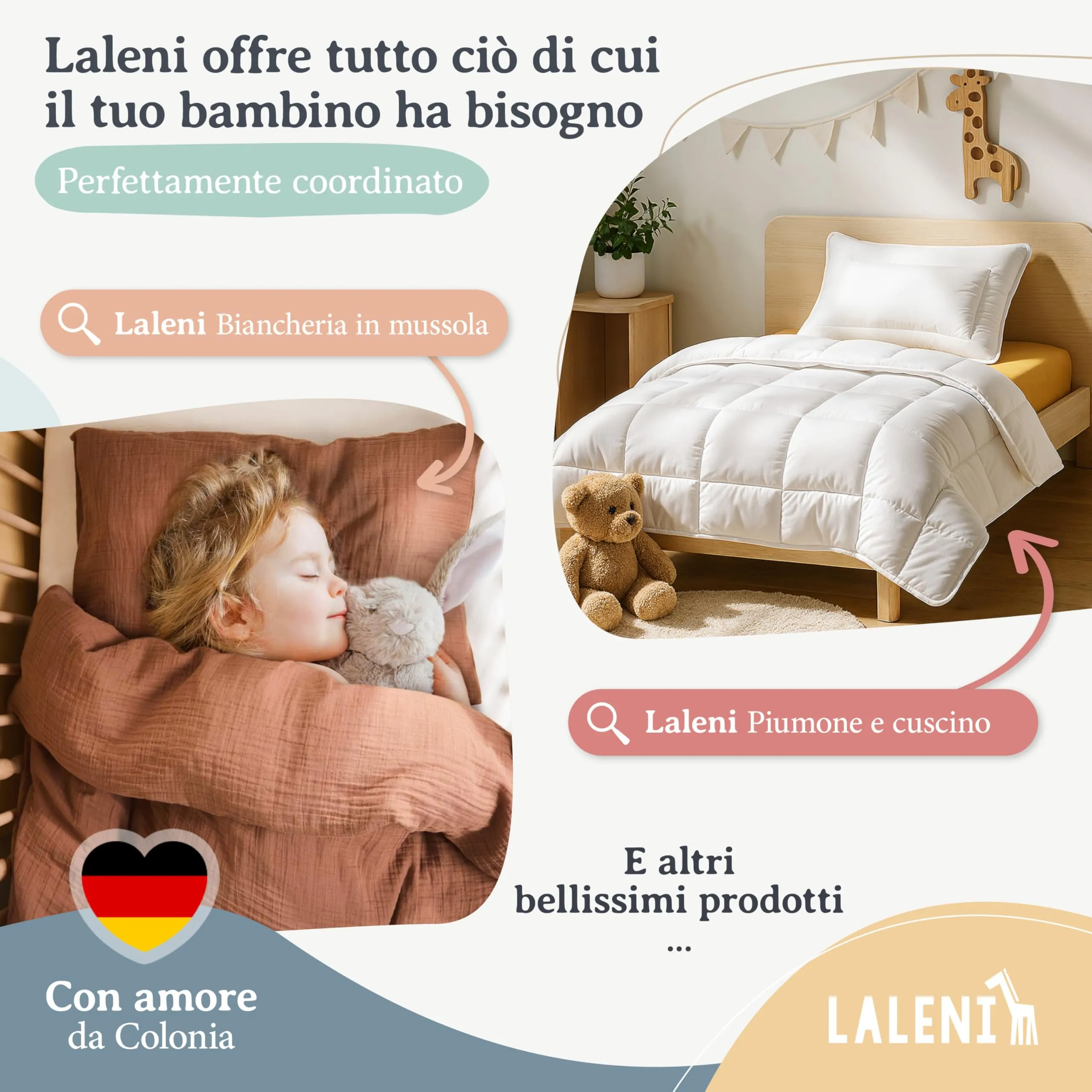 Laleni Lenzuolo Jersey per Culla Ovale 38x77 cm, 100% Cotone, Bianco - immagine 8