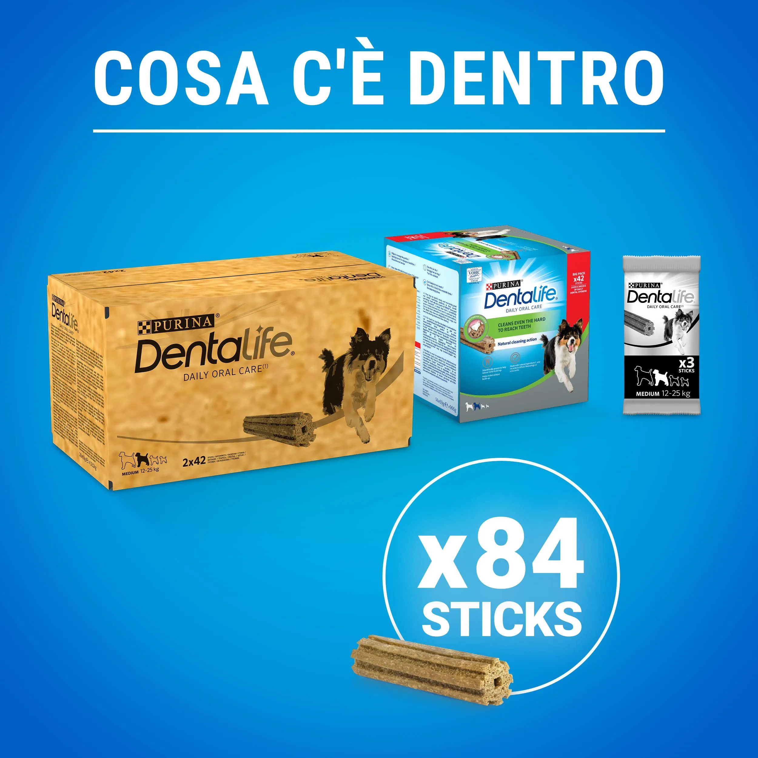 Purina DentaLife Daily Oral Care Snack per Cani Sticks Dentali, 2 Confezioni - immagine 2