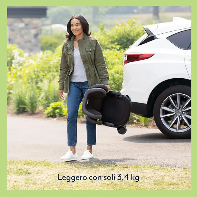Graco Junior Maxi i-Size R129 Seggiolino Auto, 100-150 cm, Iron - immagine 6