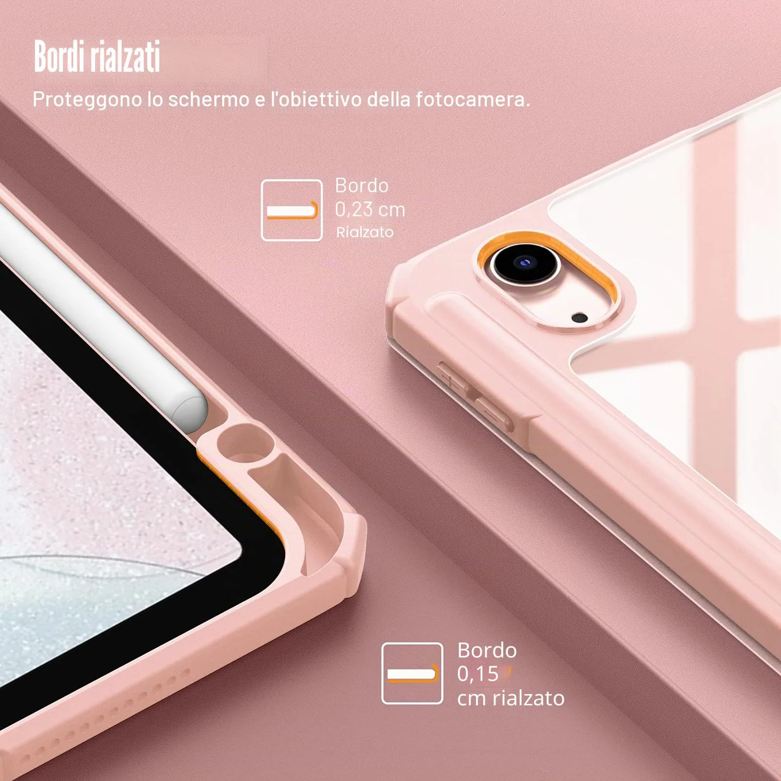 FINTIE Cover for iPad Air 11" M4/M3/M2 (2024-2026) and iPad Air 5th & 4th Gen 10.9" - Glorious Marble - immagine 8