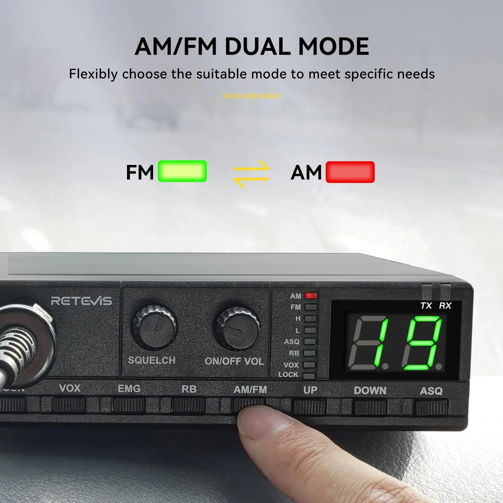 Retevis MB62 Radio CB Portatile - immagine 2