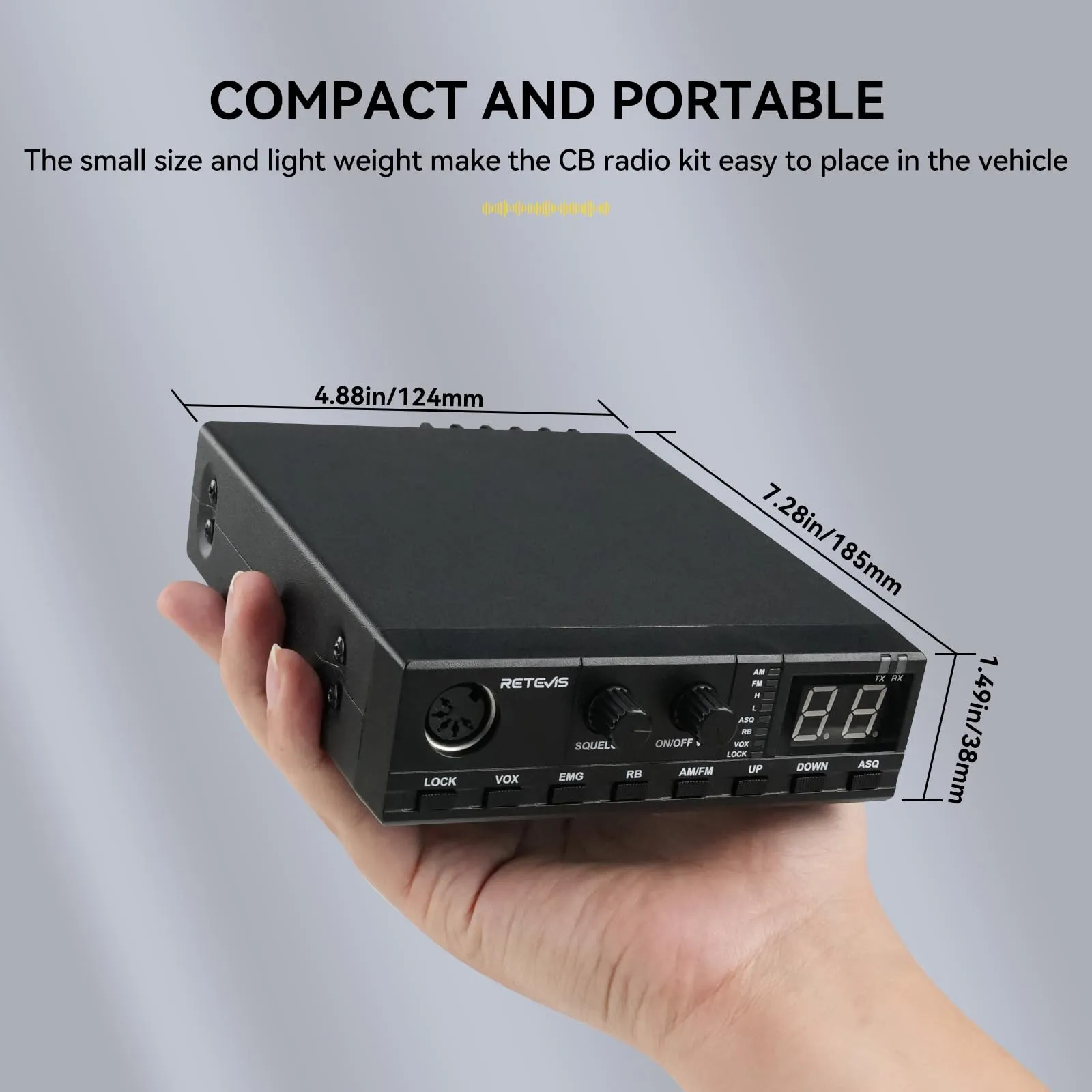 Retevis MB62 Radio CB Portatile - immagine 5