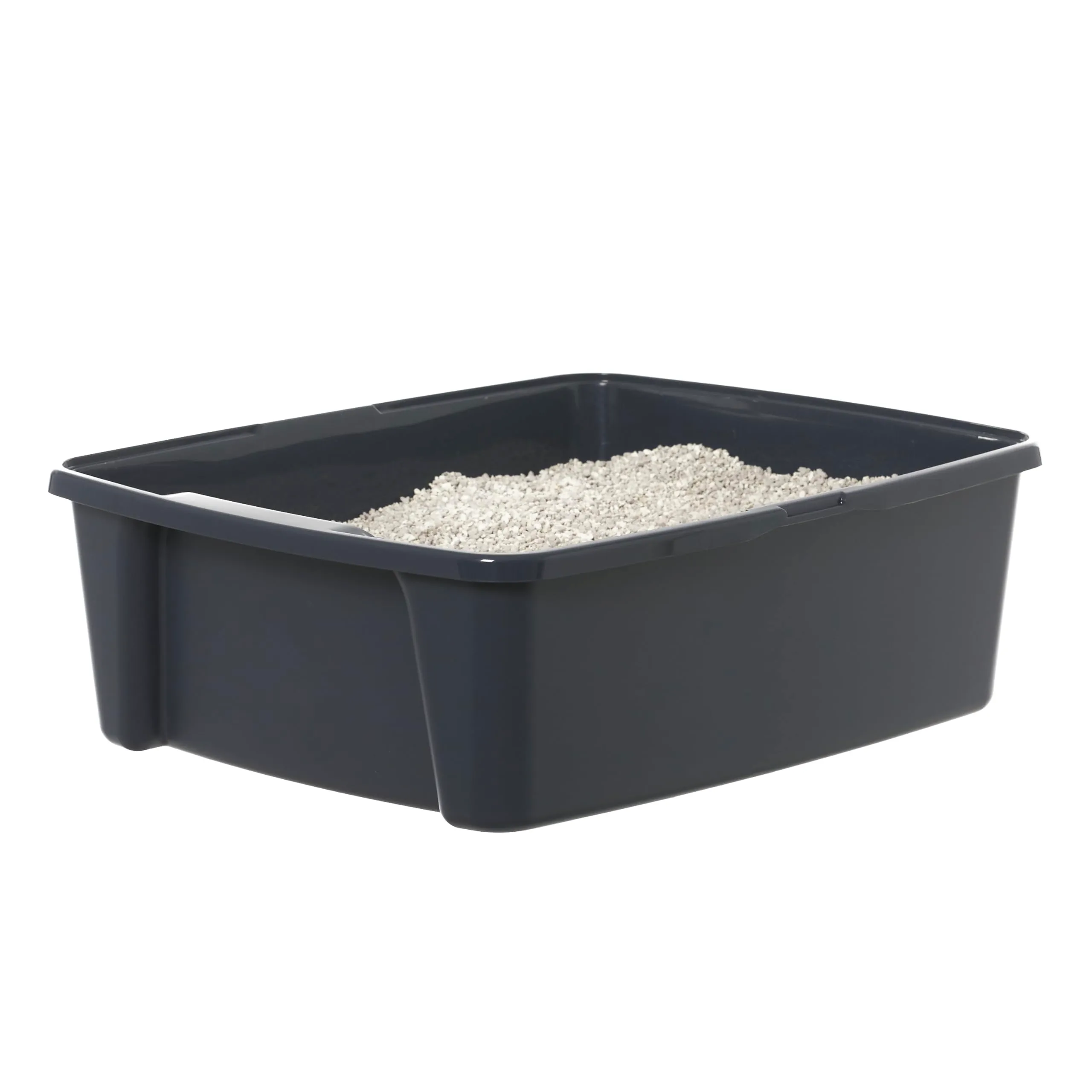 Iris Ohyama Vaschetta Lettiera per Gatti CLH-12 Body, Plastica PP, 38 x 48.5 x 15 cm, Grigio - immagine 5