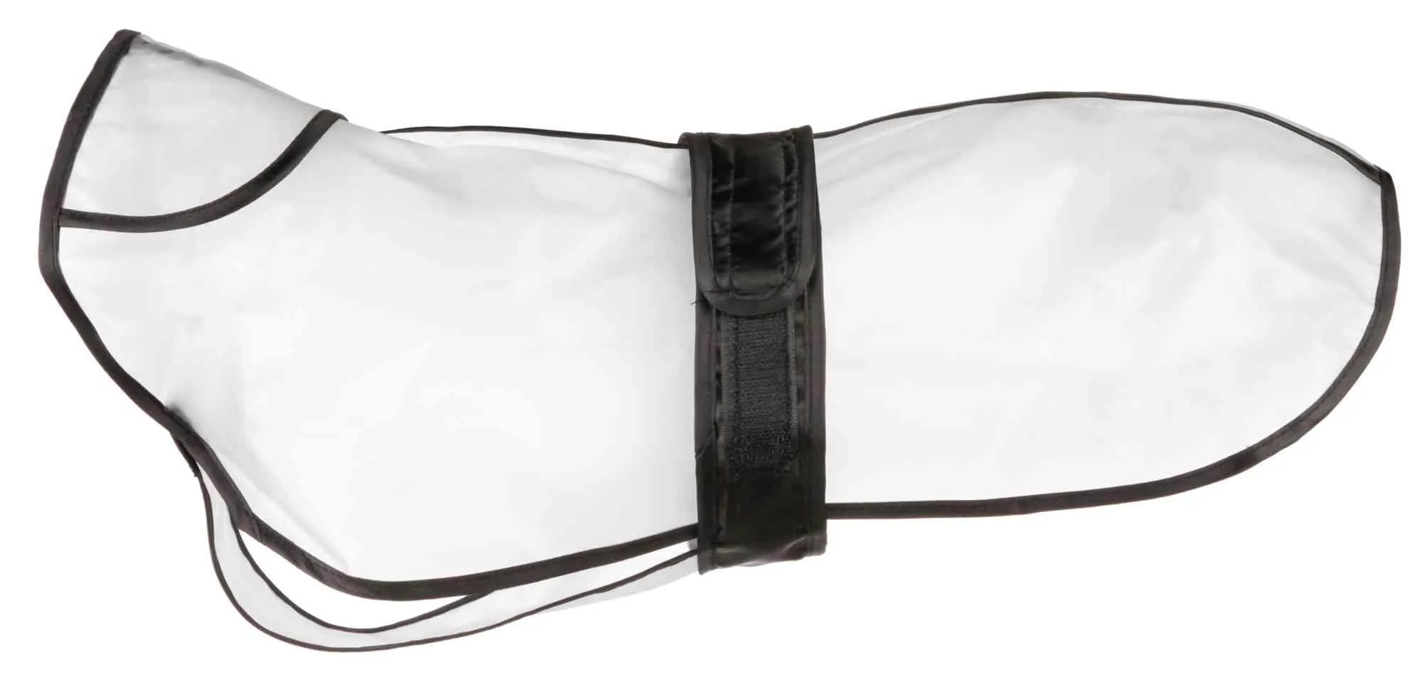 Trixie Giacca Impermeabile per Cani Tarbes, S: 34 cm, Bordi Trasparenti/Neri - 3001 - immagine 1