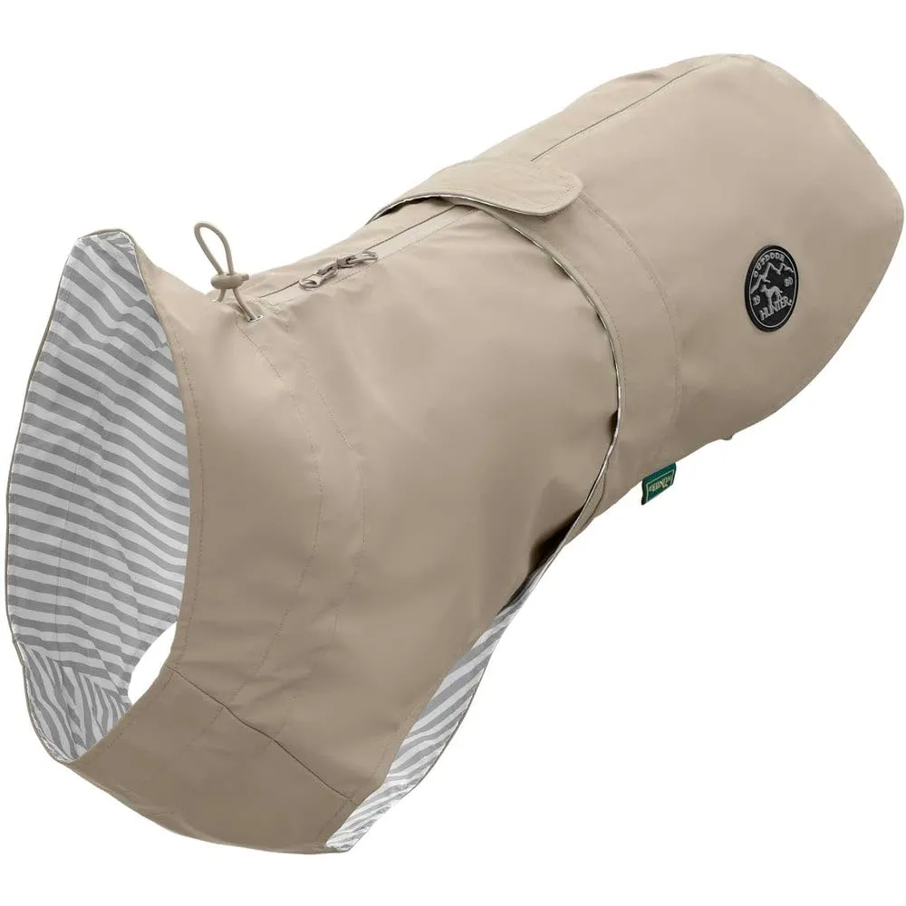HUNTER Impermeabile per Cani Milford, Taupe, Taglia 80 - immagine 1