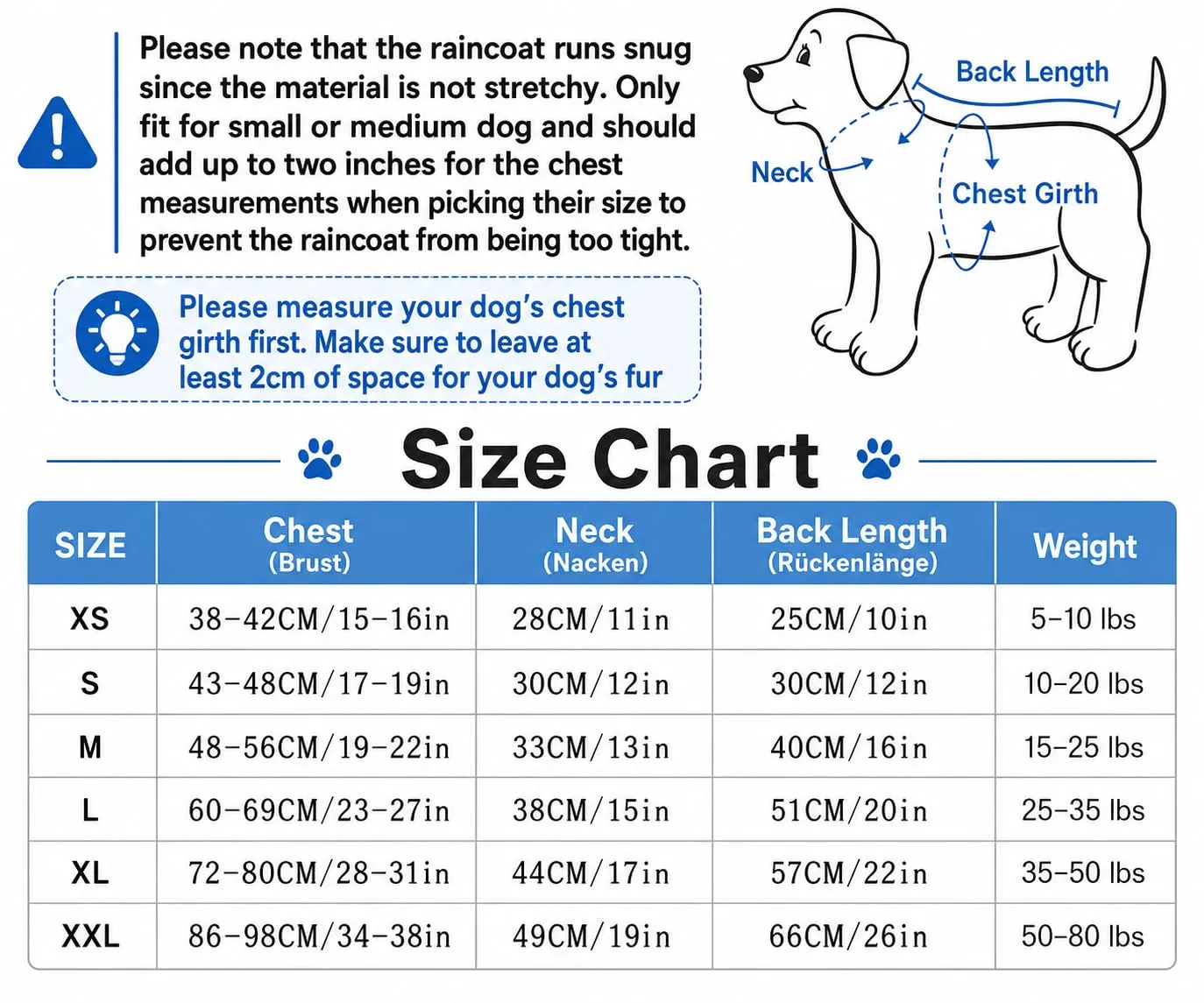 Morezi Impermeabile per Cani con Cappuccio Staccabile, Giallo, XL - immagine 4