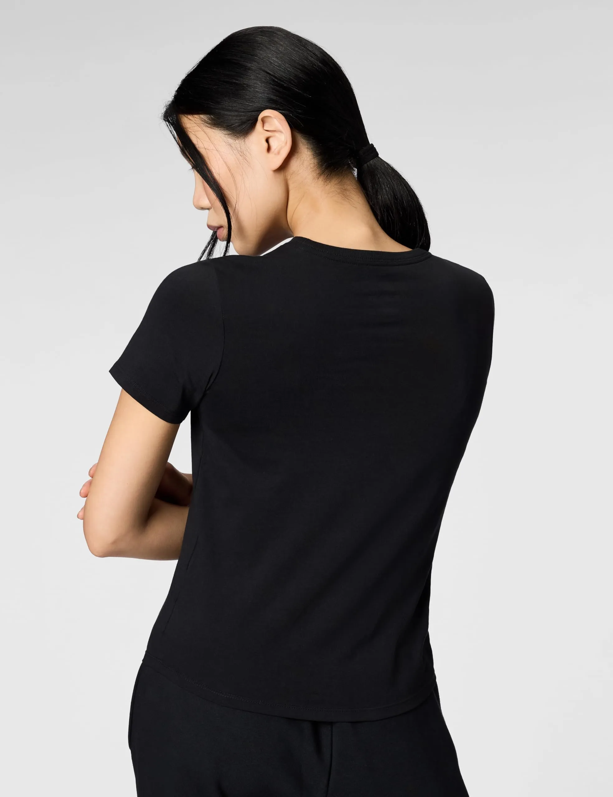 Nike SW Club T-Shirt - Nero - XXL Donna - immagine 4
