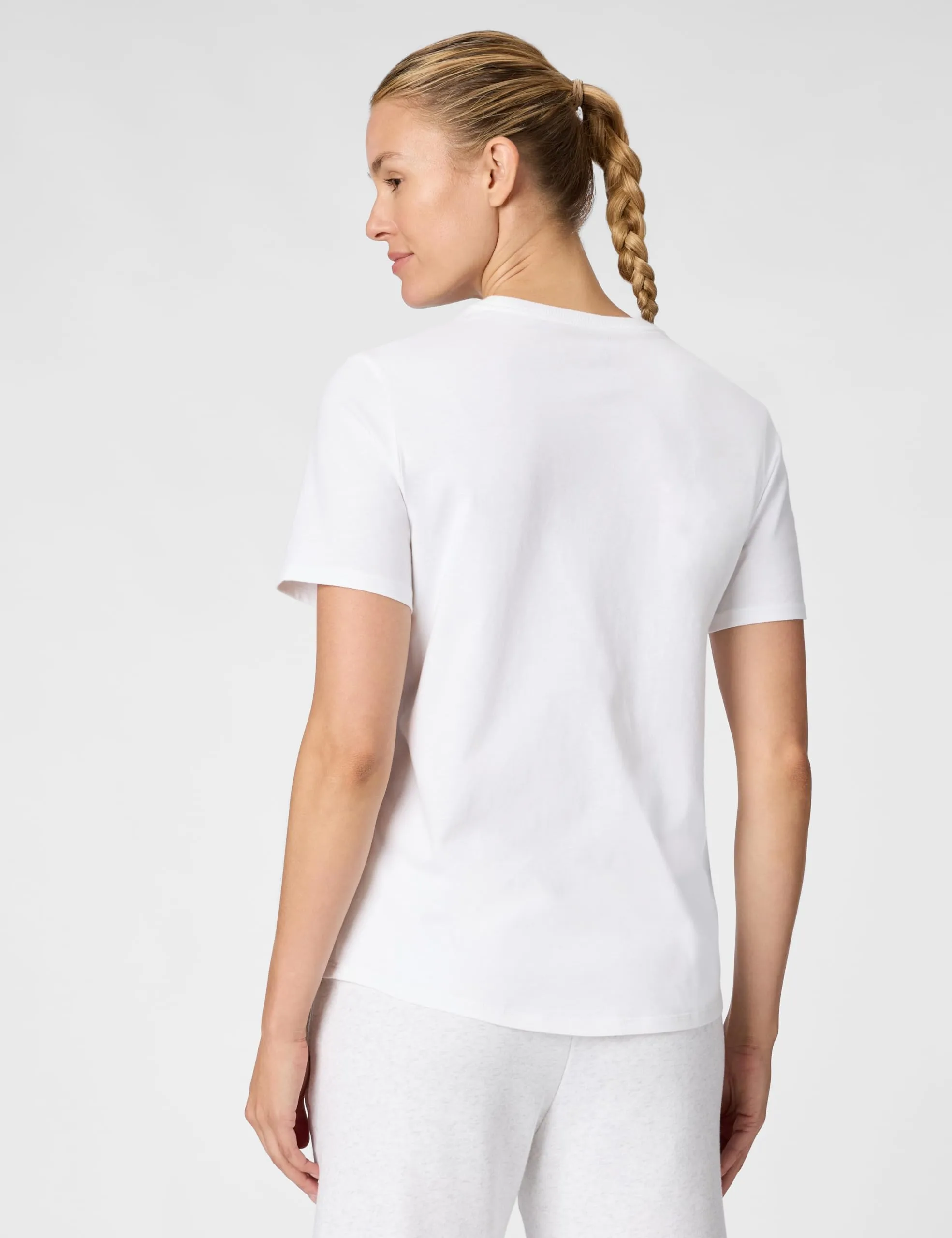 Nike SW Club T-Shirt Bianco XXL Donna DX7902-100 - immagine 3