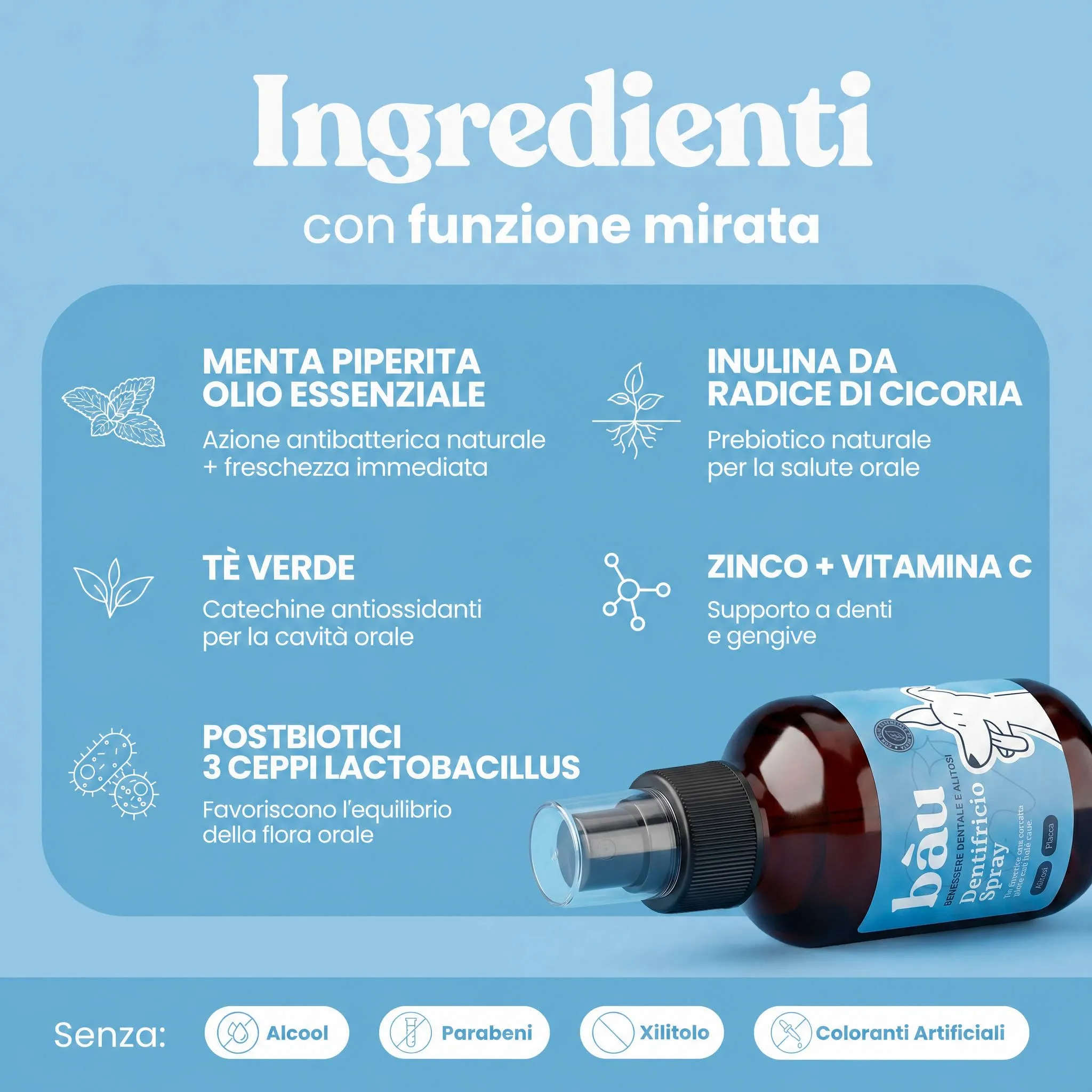 Bau Dental Formula 5in1 per Cani, Additivo per Acqua per Igiene Orale, 250 ml - immagine 5
