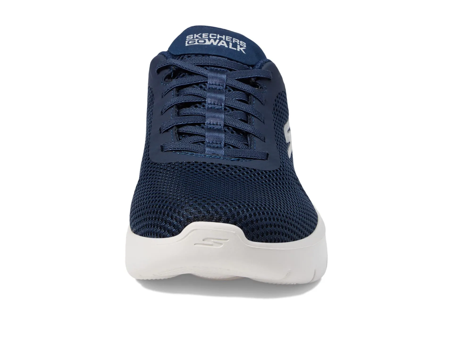Skechers Hands Free Slip-ins Go Walk Flex-Grand Entrance, Blu Navy/Bianco, 43 EU - immagine 8