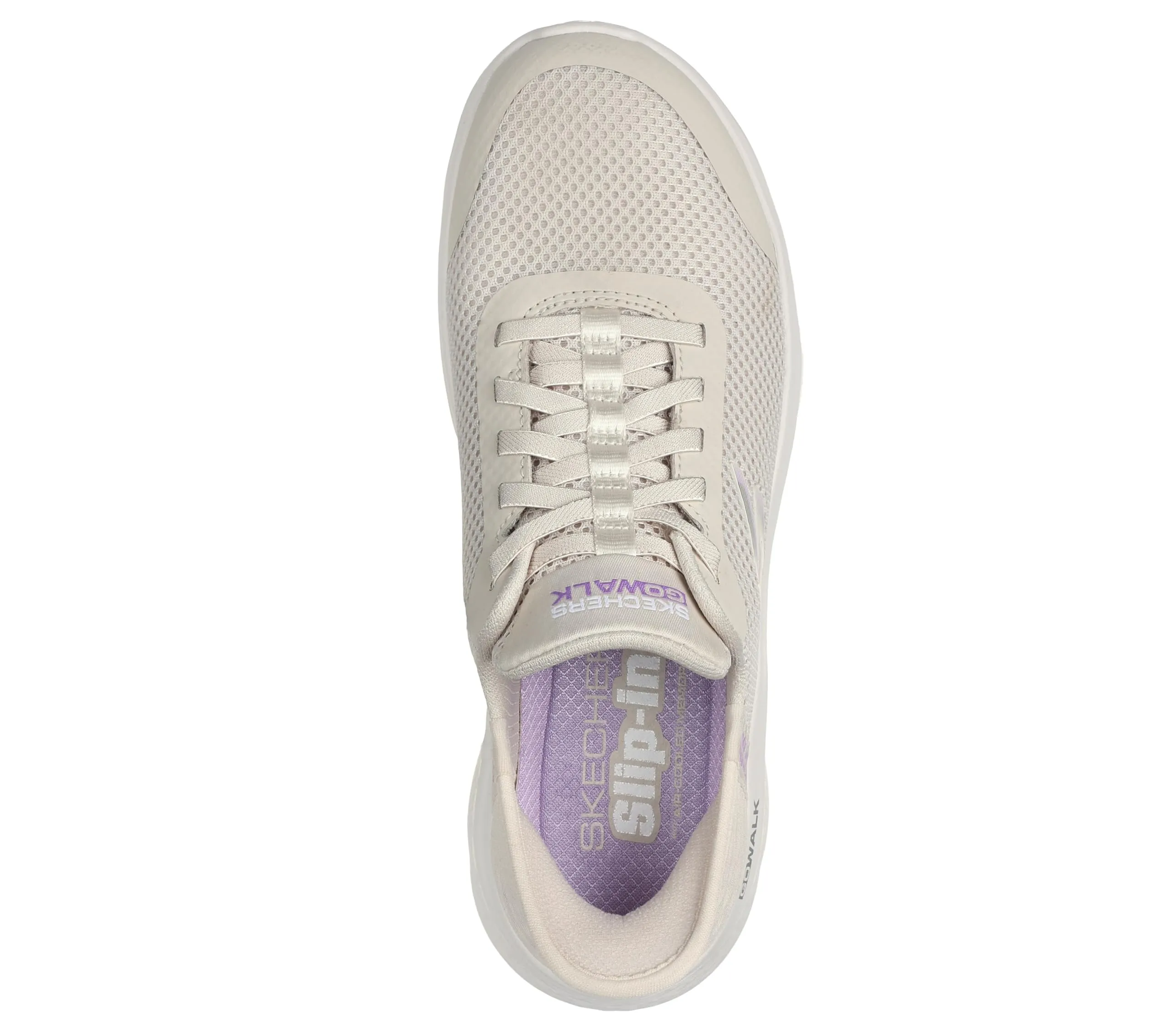 Skechers Go Walk Flex Grand Entry Trainers - Off White Textile/Trim, 35 EU - immagine 3