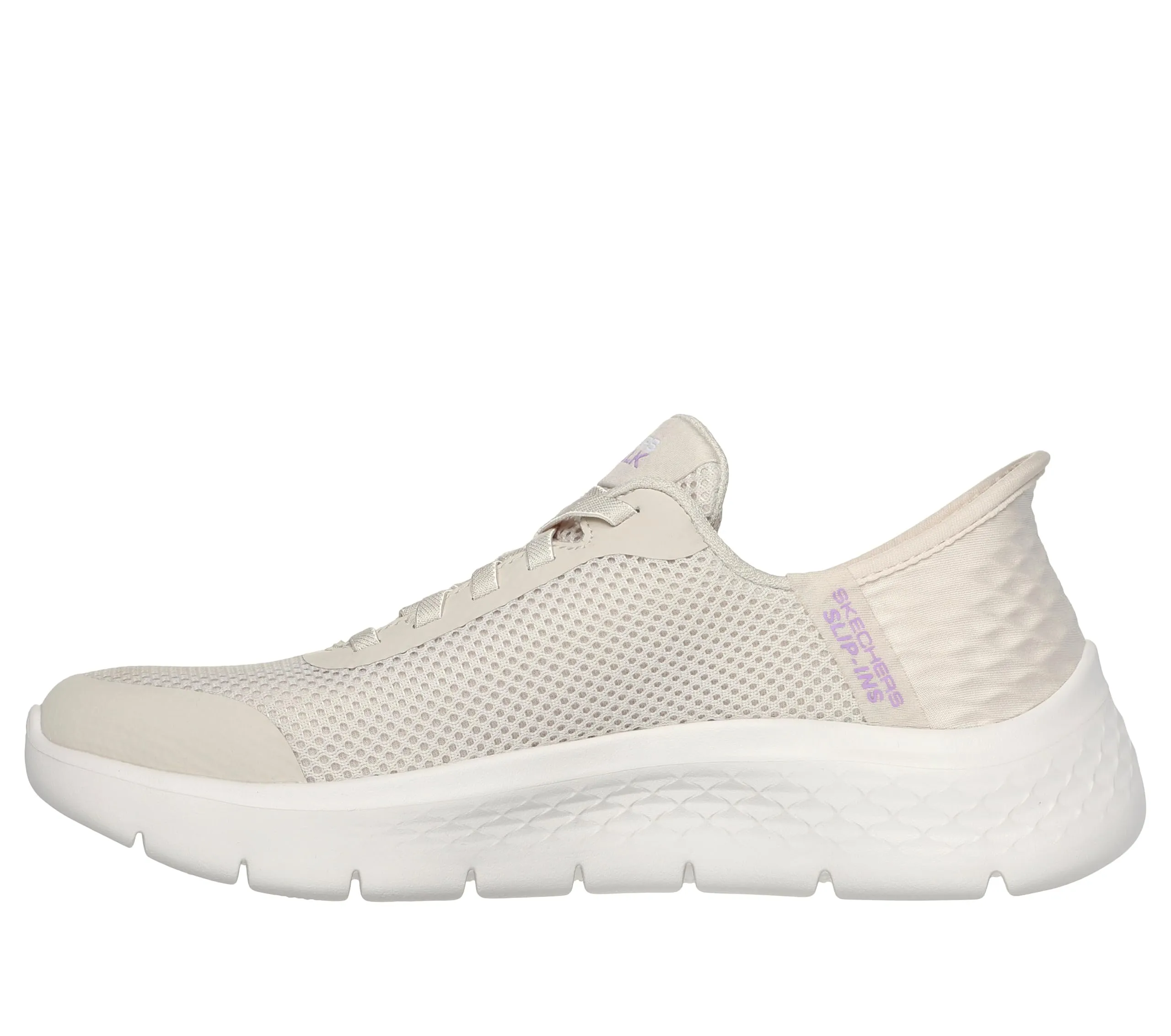 Skechers Go Walk Flex Grand Entry Trainers - Off White Textile/Trim, 40 EU - immagine 7