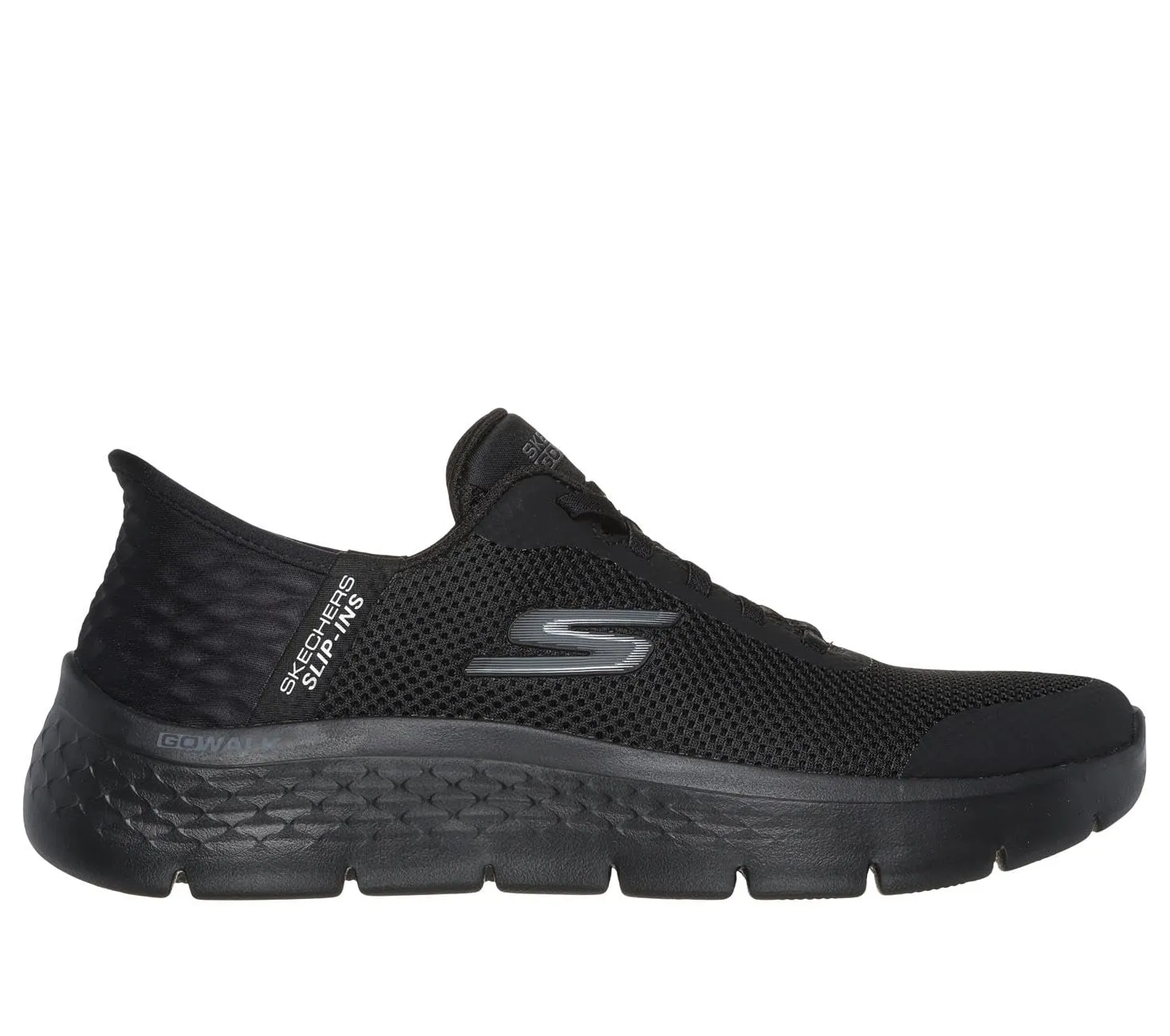 Skechers Go Walk Flex Grand Entry Trainers, Black Textile/Trim, 40 EU - immagine 4