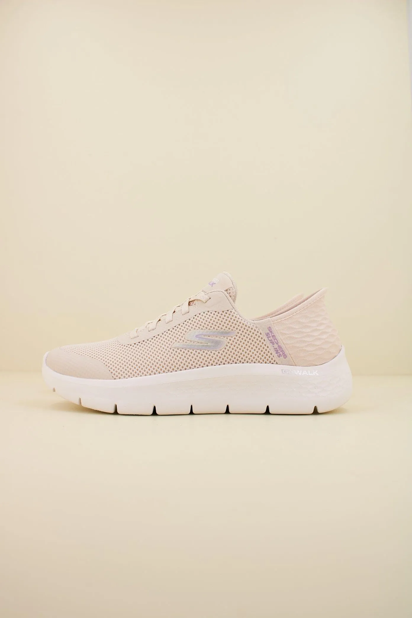 Skechers Go Walk Flex Grand Entry Trainers - Off White Textile/Trim, 43 EU - immagine 6