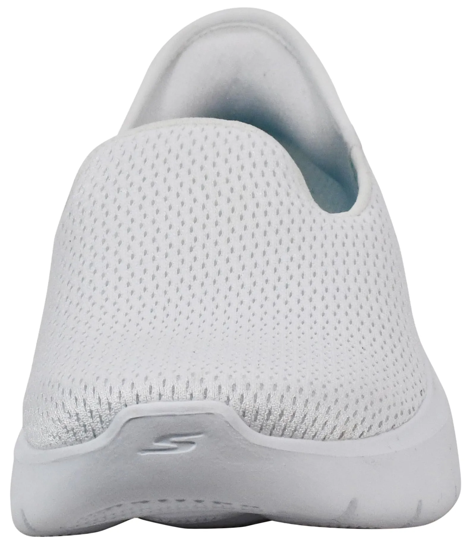 Skechers Donna Go Walk Flex Grand Entry Slip-In Trainers, Off White, 37.5 EU Larga - immagine 2