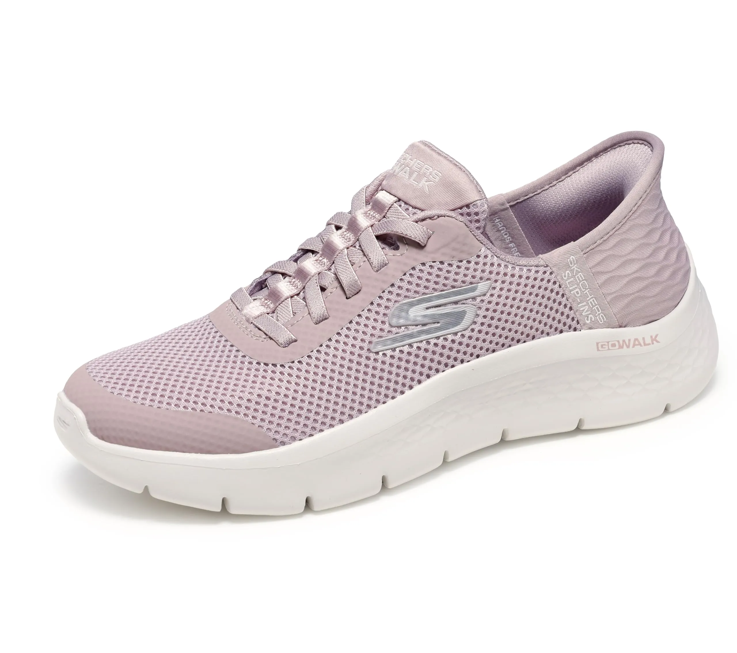 Skechers Go Walk Flex Grand Entry Trainers, Mauve Textile/Trim, 43 EU - immagine 1