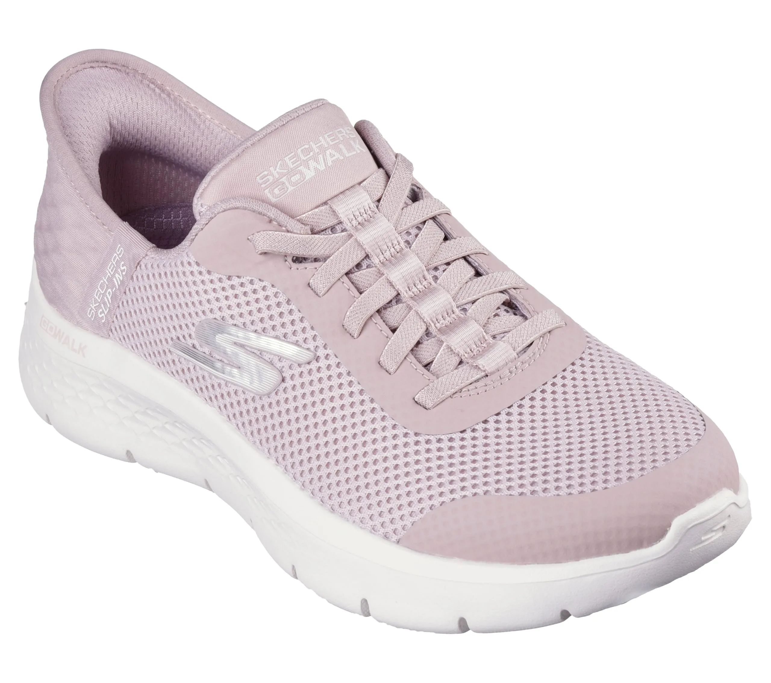 Skechers Go Walk Flex Grand Entry Trainers, Mauve Textile/Trim, 39 EU - immagine 6