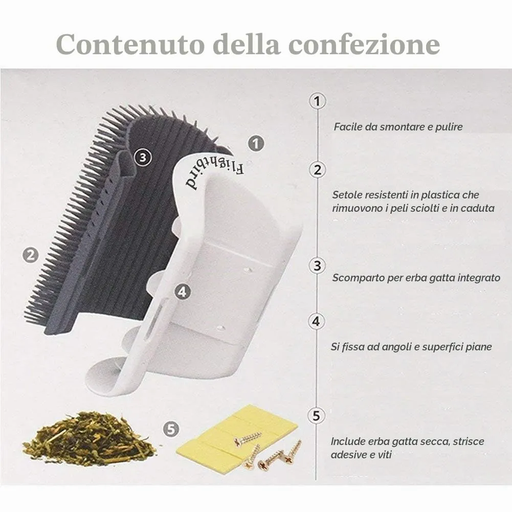 WWVVPET 3.0 Auto Toelettatore per Gatti con Erba Gatta, 2 Unità - immagine 8