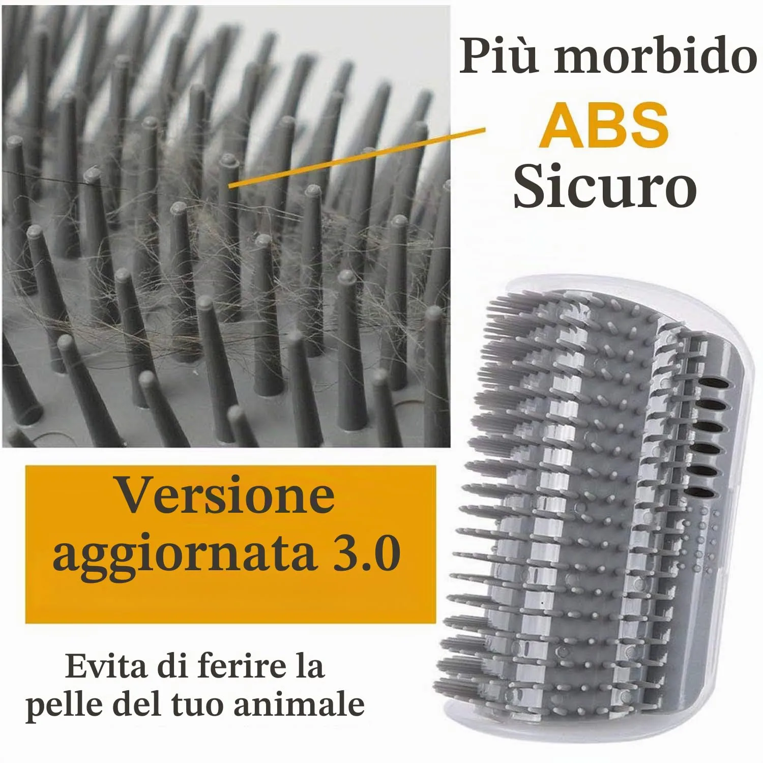 WWVVPET 3.0 Auto Toelettatore per Gatti con Erba Gatta, 4 Unità - immagine 2