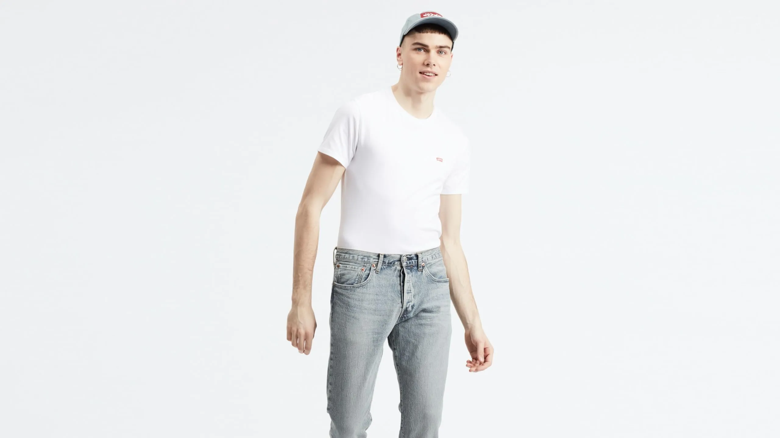 Levi's Original Housemark Men's T-Shirt, Bianco (0011), L - immagine 2