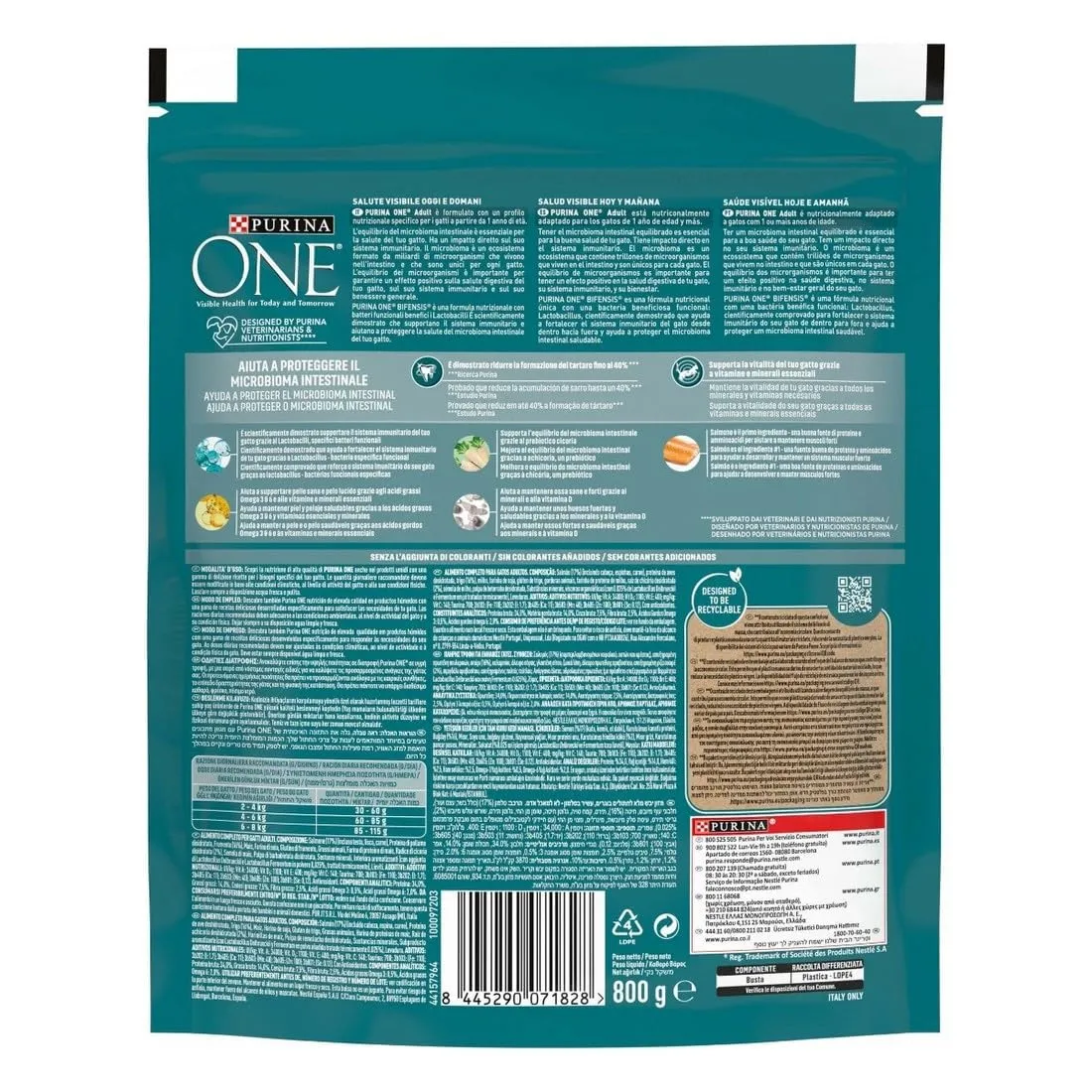 Purina One Adult Salmone & Cereali Integrali Bifensis - immagine 2