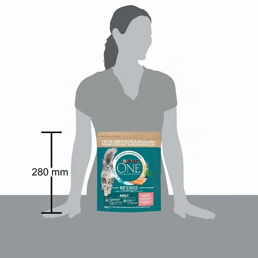 Purina One Adult Salmone & Cereali Integrali Bifensis - immagine 3