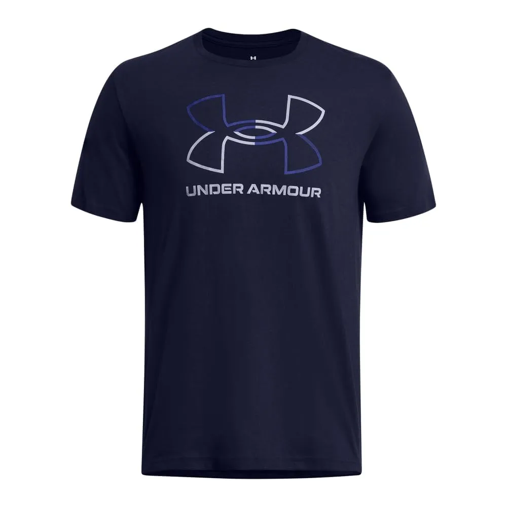 Under Armour Global Foundation Short Sleeve T-Shirt, Blu Navy Mezzanotte/Reale/Acciaio, XL Tall - immagine 4