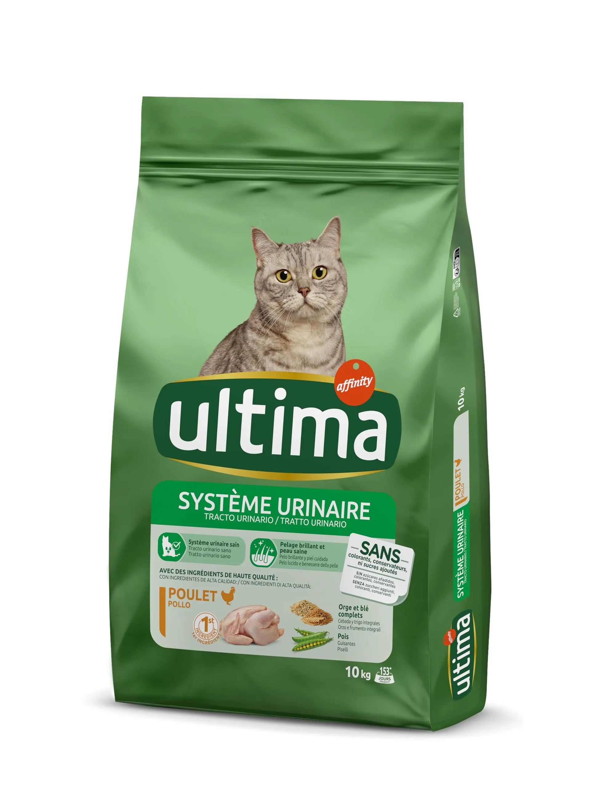 Ultima Tratto Urinario Cibo Secco per Gatti con Pollo, 10 kg - immagine 1