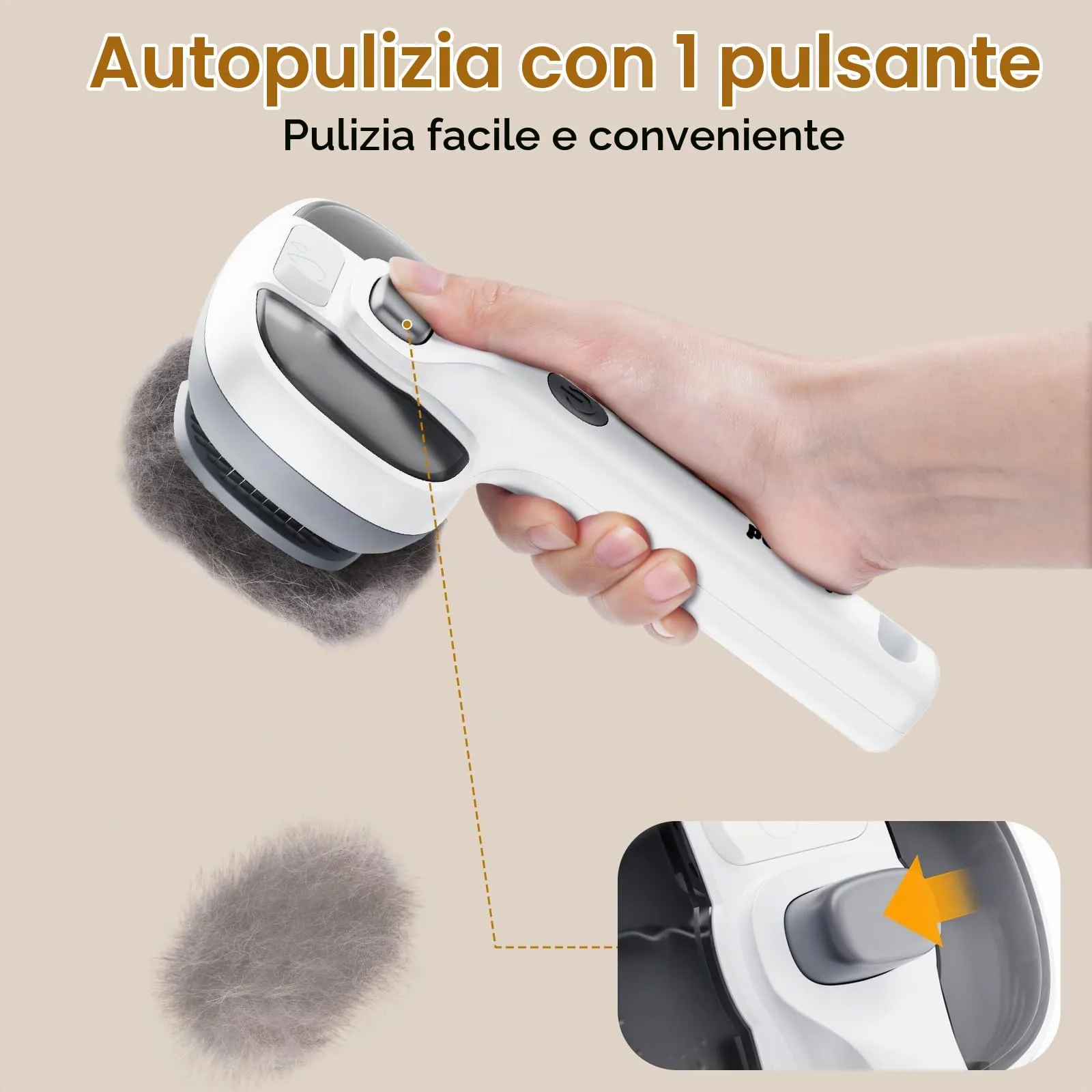 Pecute Cat Steamy Brush, Spazzola a Vapore con 120ml Olio Essenziale - immagine 8