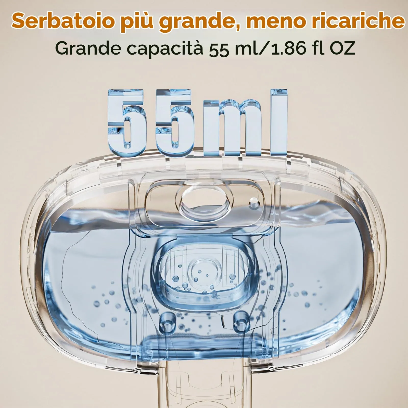 Pecute Cat Steamy Brush, Spazzola a Vapore con 120ml Olio Essenziale - immagine 9